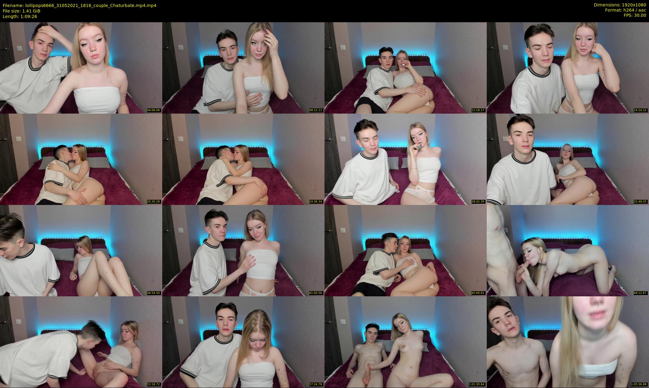 lollipops6666 — 70 minute Chaturbate couple cam show recording, 1080p, May 31, 2021