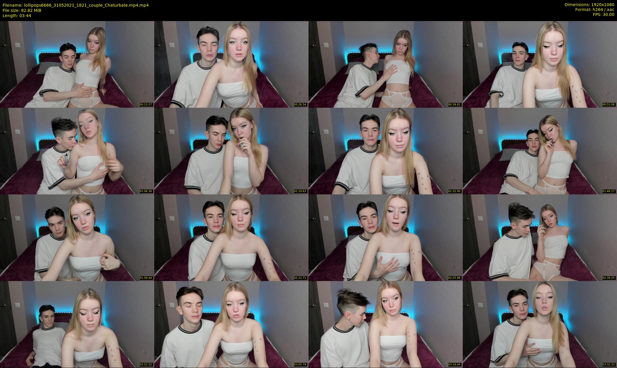lollipops6666 — 4 minute Chaturbate couple cam show recording, 1080p, May 31, 2021