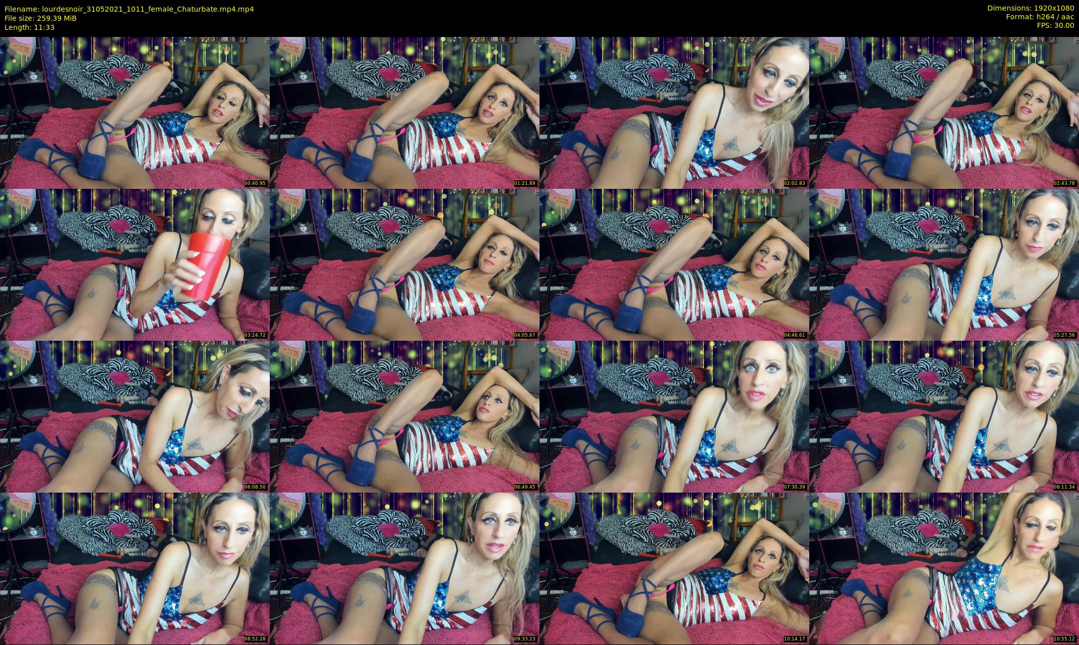 lourdesnoir — 12 minute Chaturbate female cam show recording, 1080p, May 31, 2021