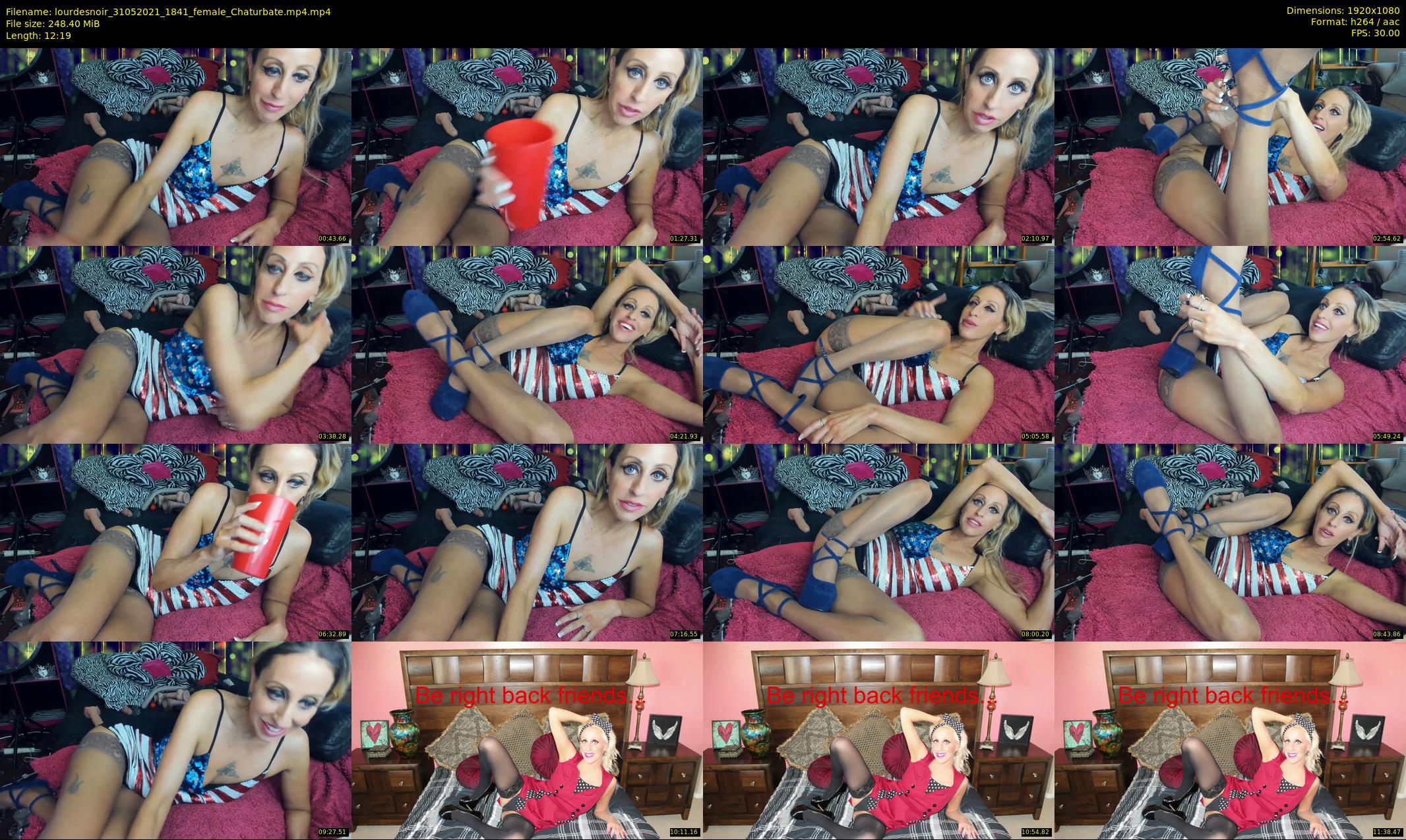 lourdesnoir — 13 minute Chaturbate female cam show recording, 1080p, May 31, 2021