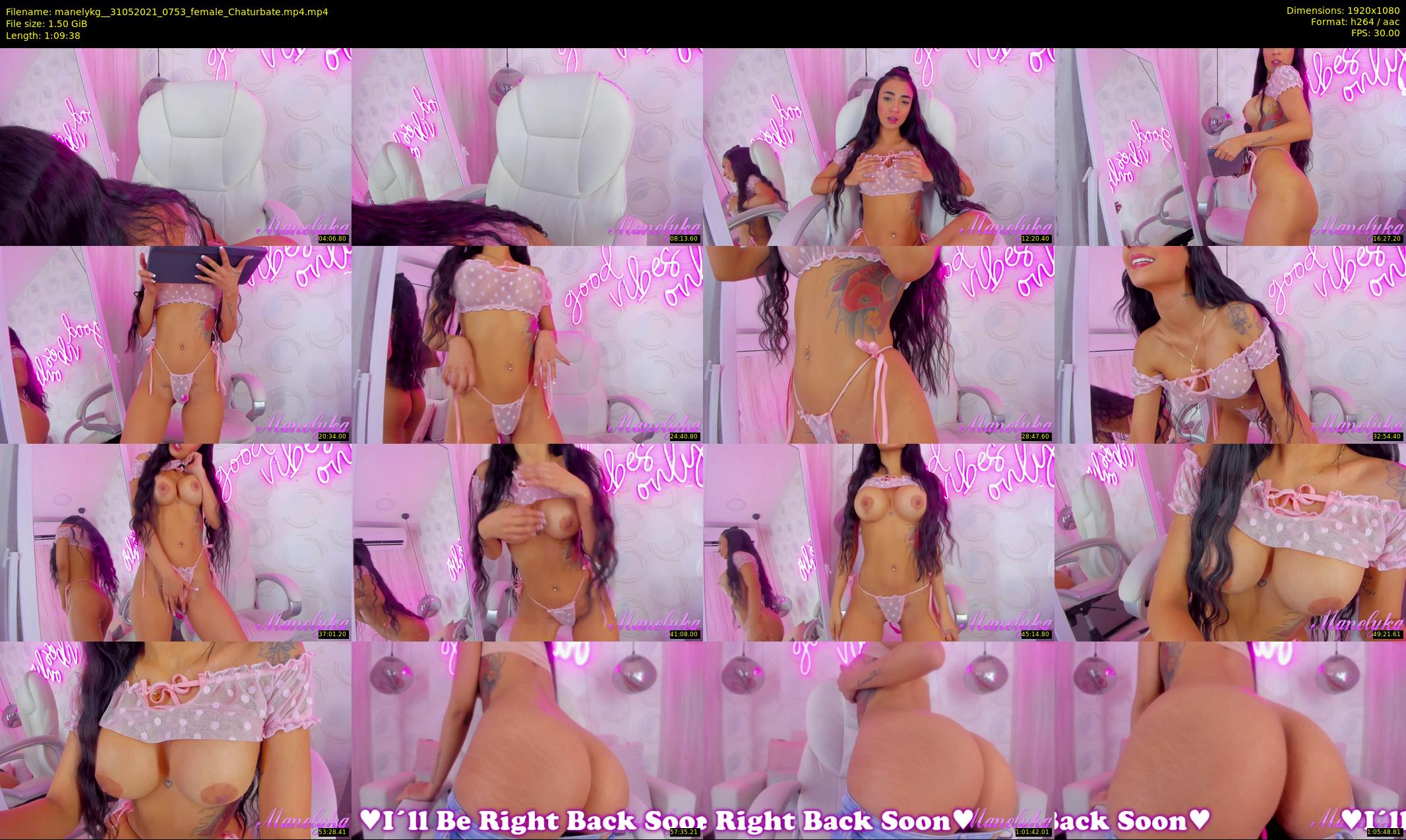 manelykg_ — 70 minute Chaturbate female cam show recording, 1080p, May 31, 2021