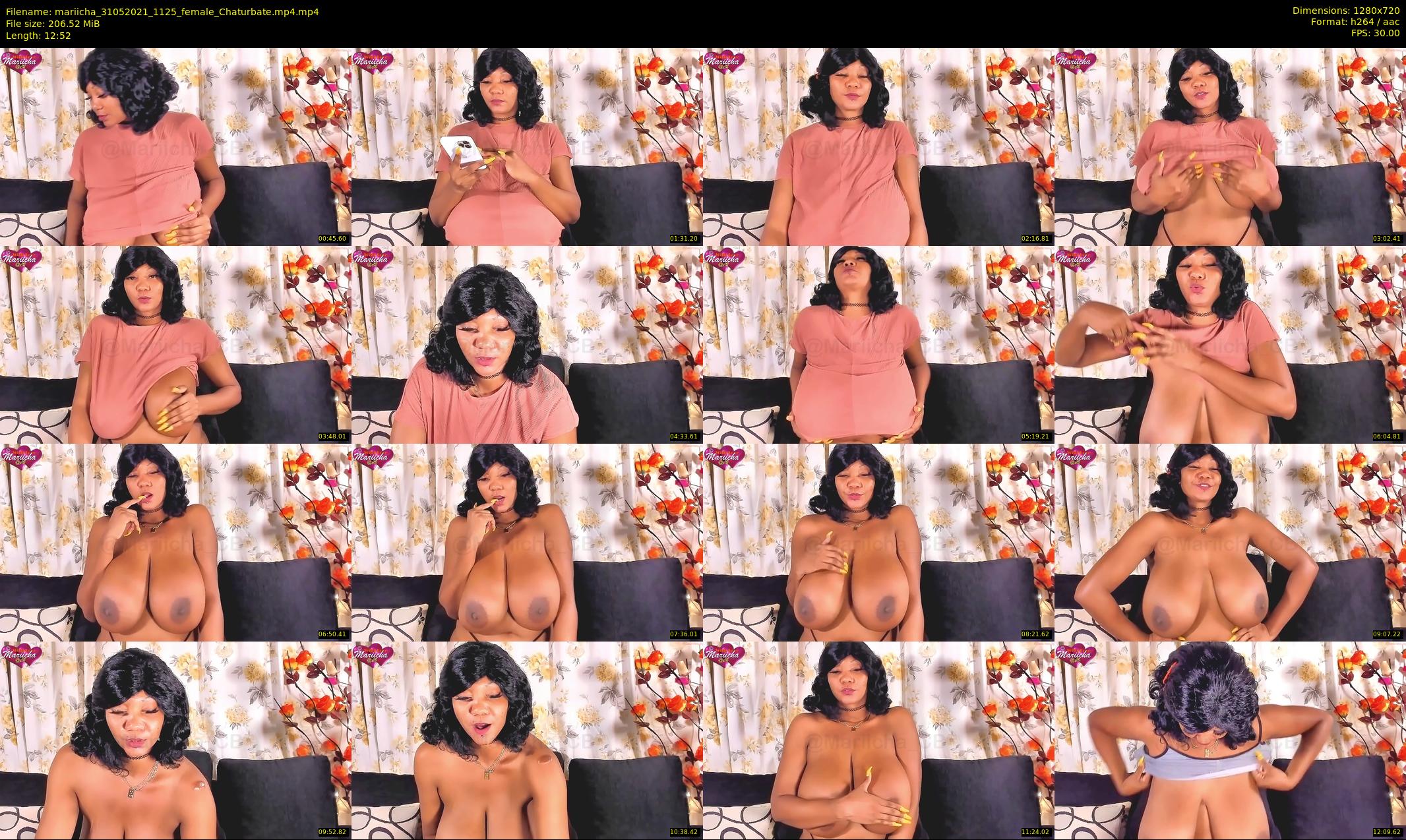 mariicha — 13 minute Chaturbate female cam show recording, 720p, May 31, 2021