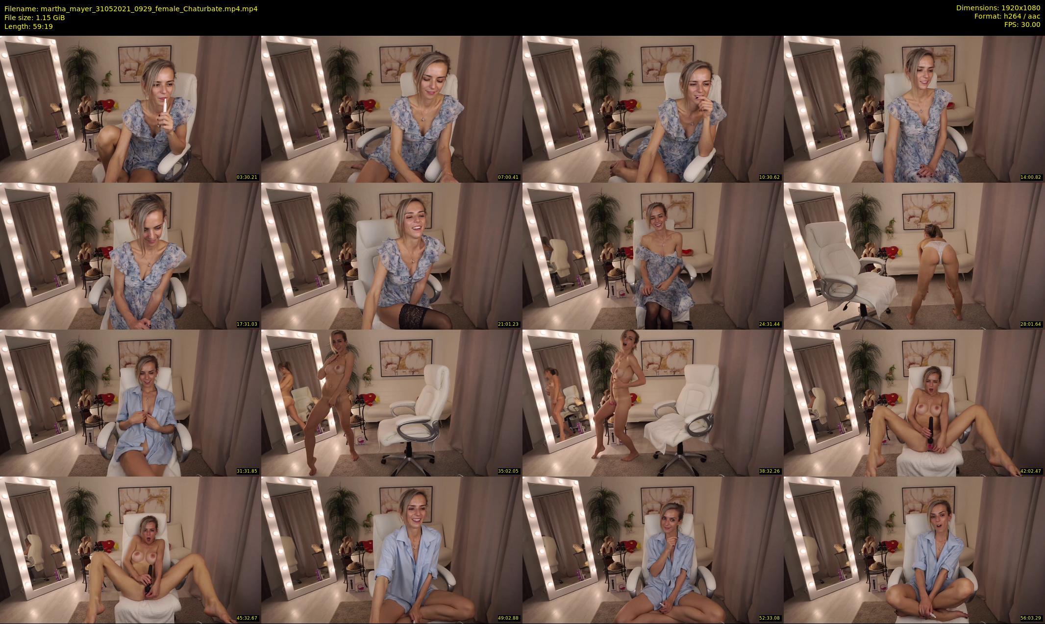martha_mayer — 60 minute Chaturbate female cam show recording, 1080p, May 31, 2021