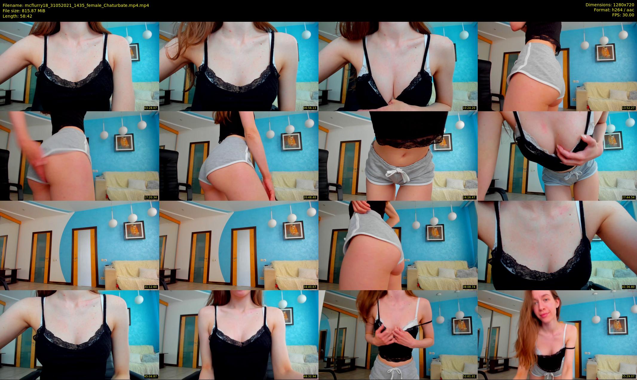 mcflurry18 — 59 minute Chaturbate female cam show recording, 720p, May 31, 2021
