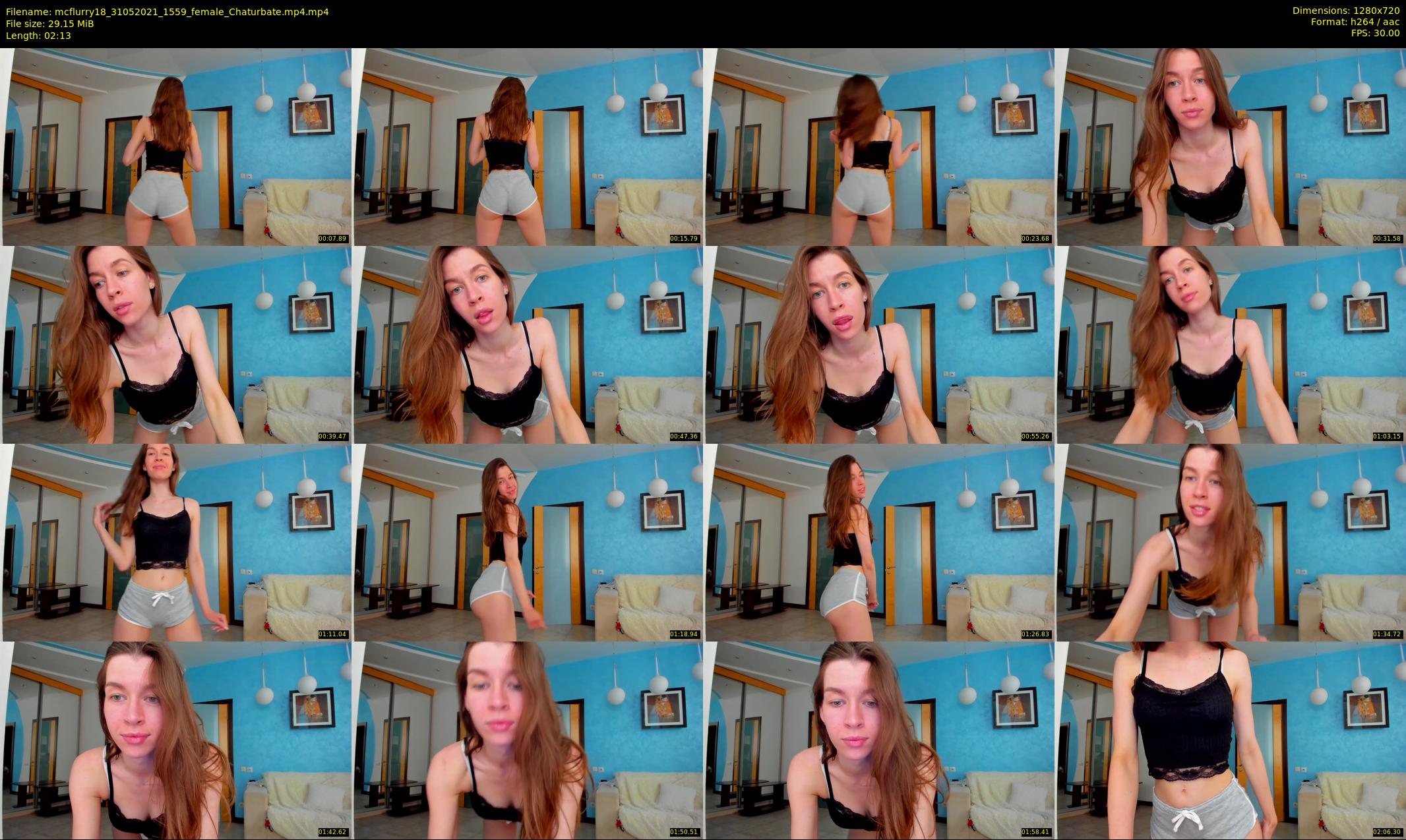 mcflurry18 — 3 minute Chaturbate female cam show recording, 720p, May 31, 2021