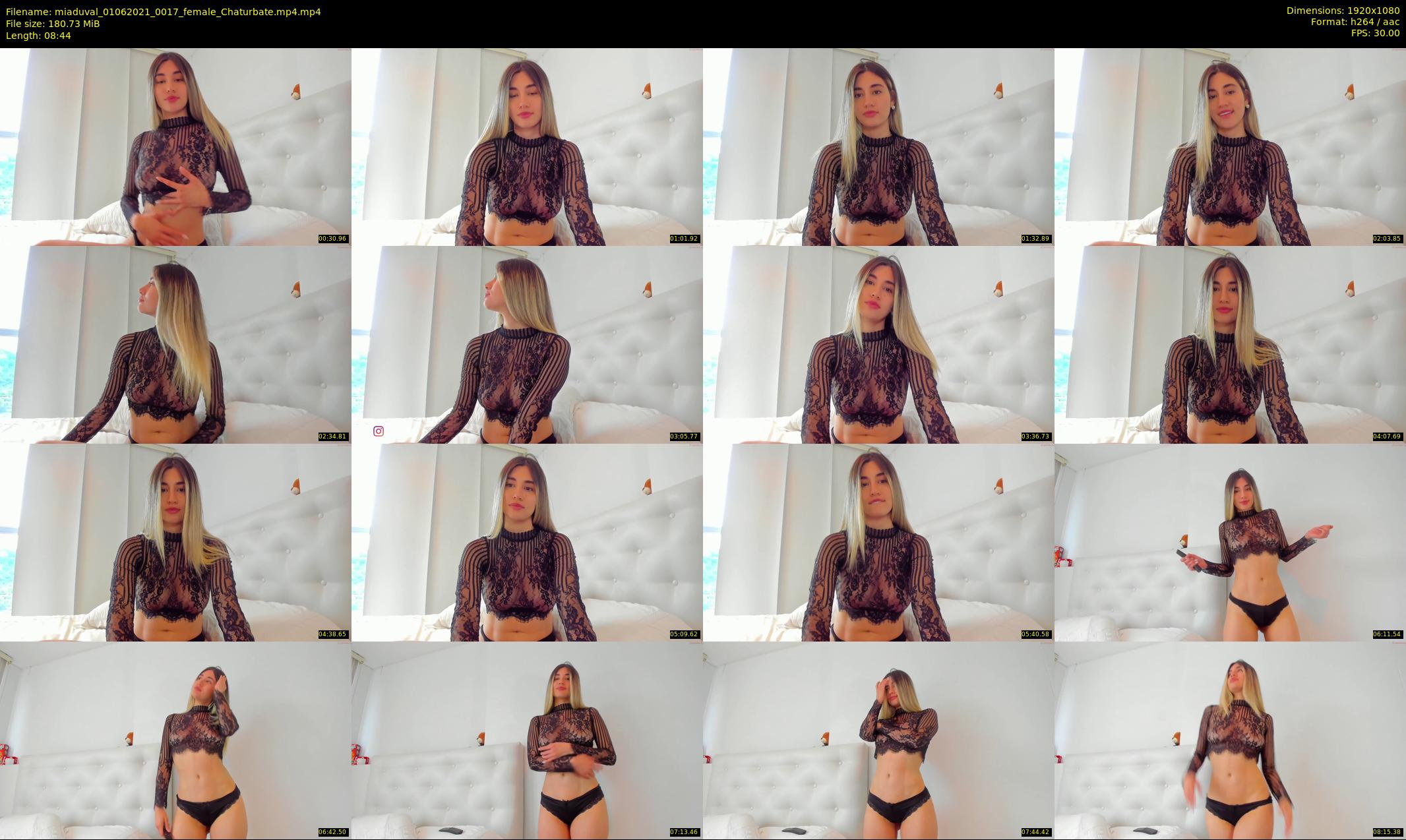miaduval — 9 minute Chaturbate female cam show recording, 1080p, Jun 1, 2021