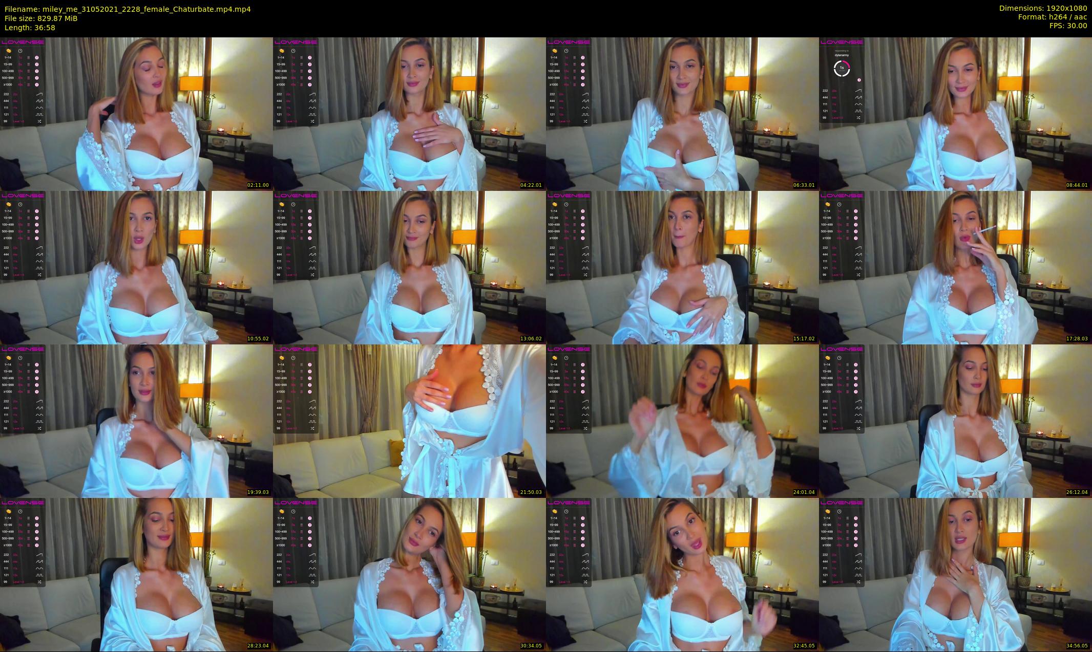 miley_me — 37 minute Chaturbate female cam show recording, 1080p, May 31, 2021