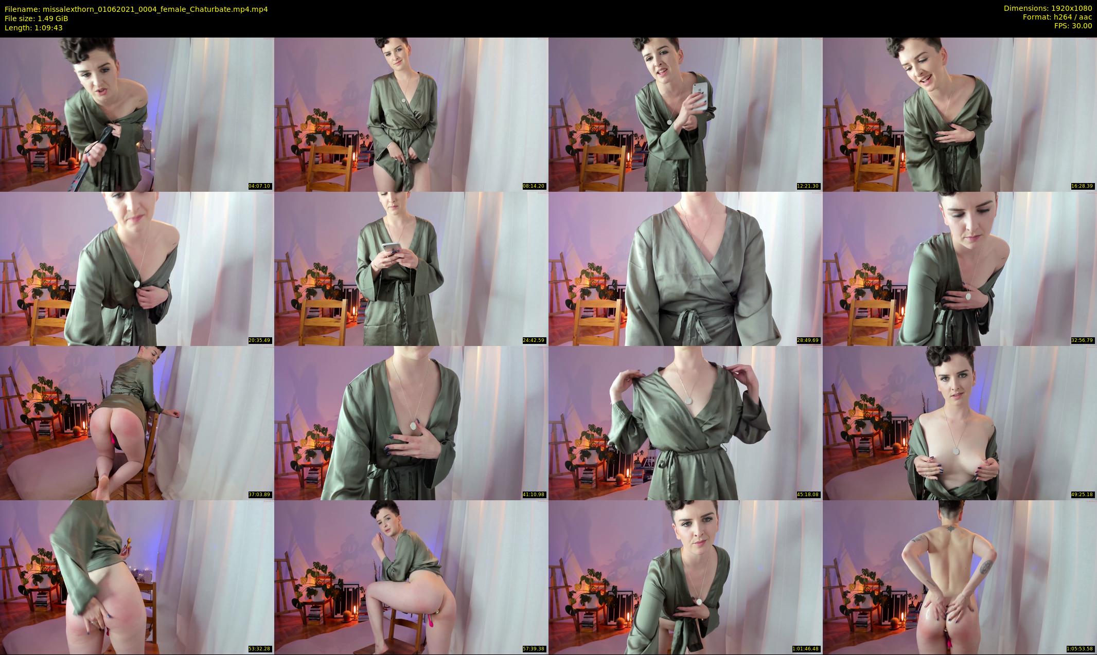missalexthorn — 70 minute Chaturbate female cam show recording, 1080p, Jun 1, 2021