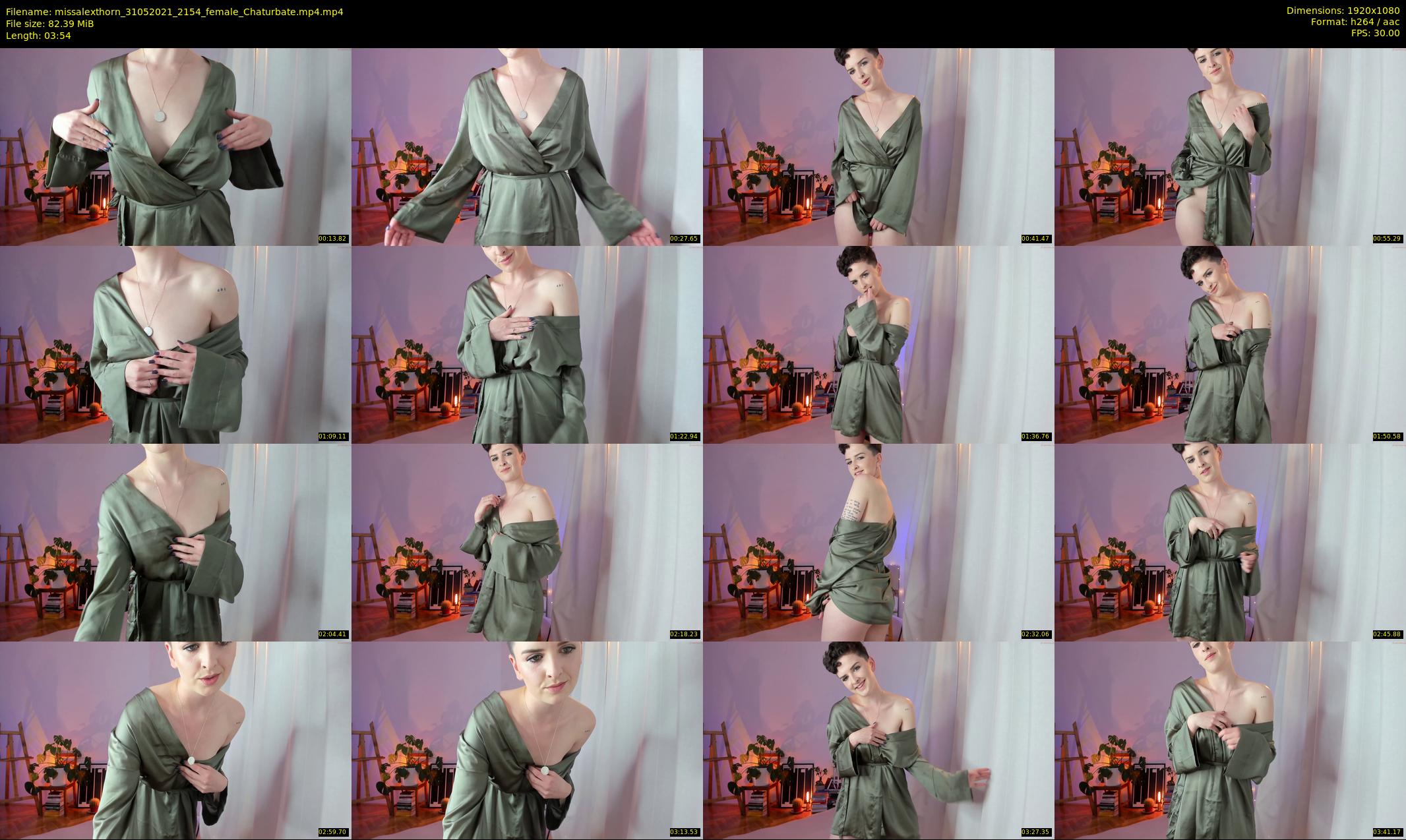 missalexthorn — 4 minute Chaturbate female cam show recording, 1080p, May 31, 2021