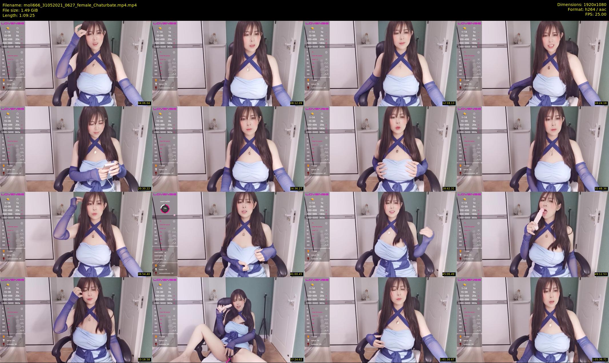 moli666 — 70 minute Chaturbate female cam show recording, 1080p, May 31, 2021