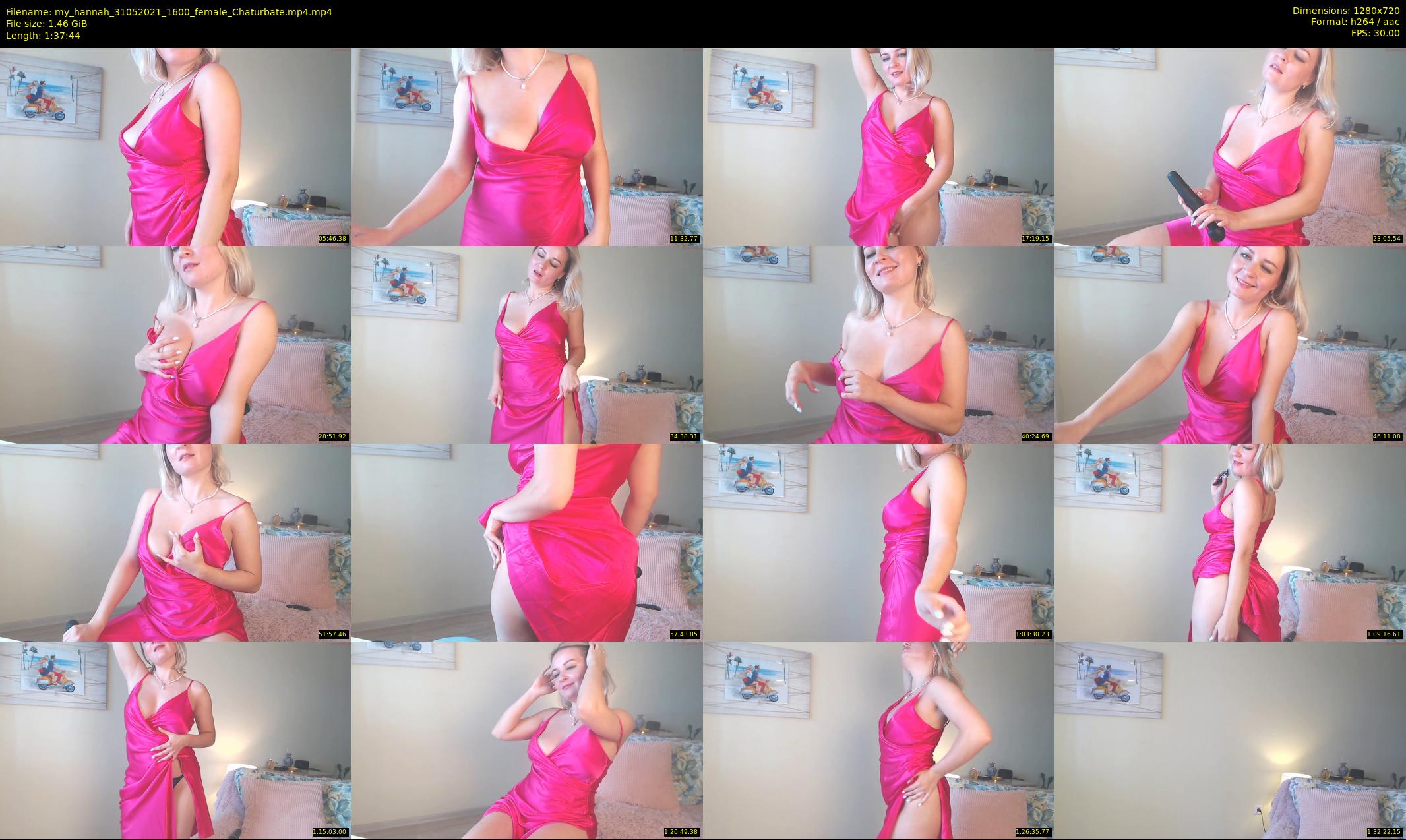 my_hannah — 98 minute Chaturbate female cam show recording, 720p, May 31, 2021