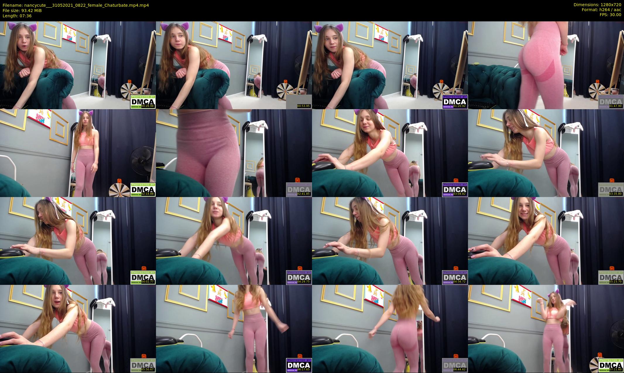 nancycute__ — 8 minute Chaturbate female cam show recording, 720p, May 31, 2021