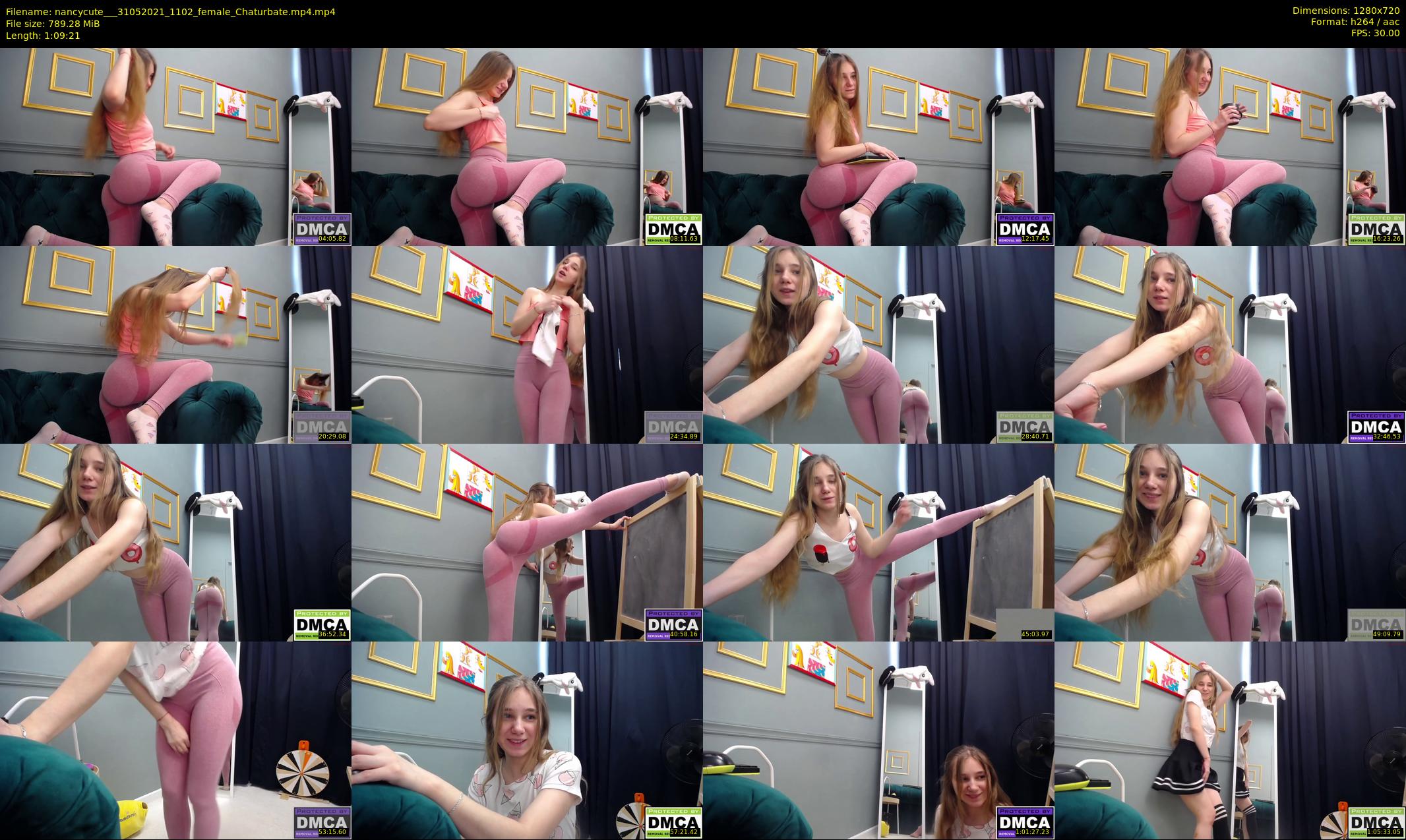 nancycute__ — 70 minute Chaturbate female cam show recording, 720p, May 31, 2021