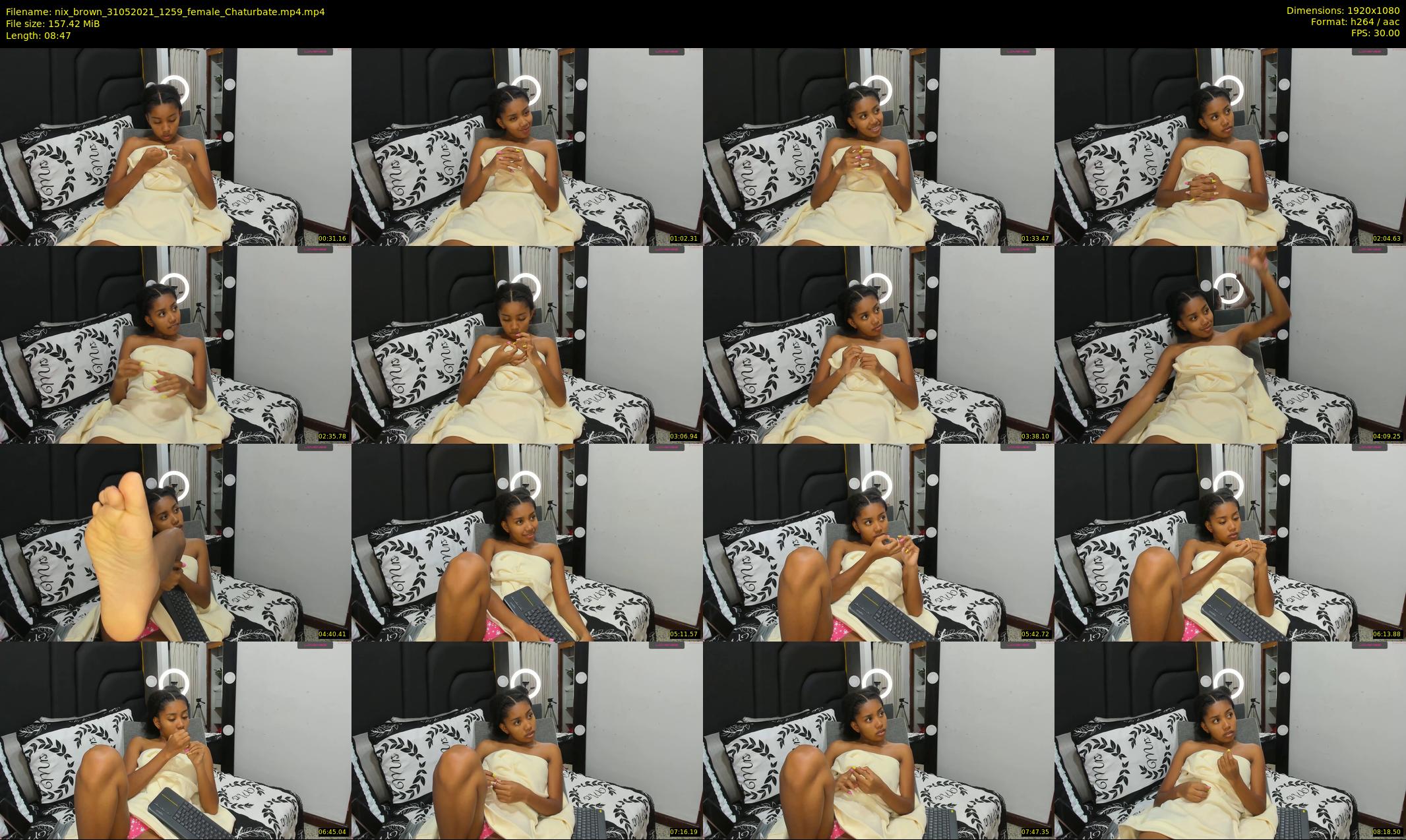 nix_brown — 9 minute Chaturbate female cam show recording, 1080p, May 31, 2021