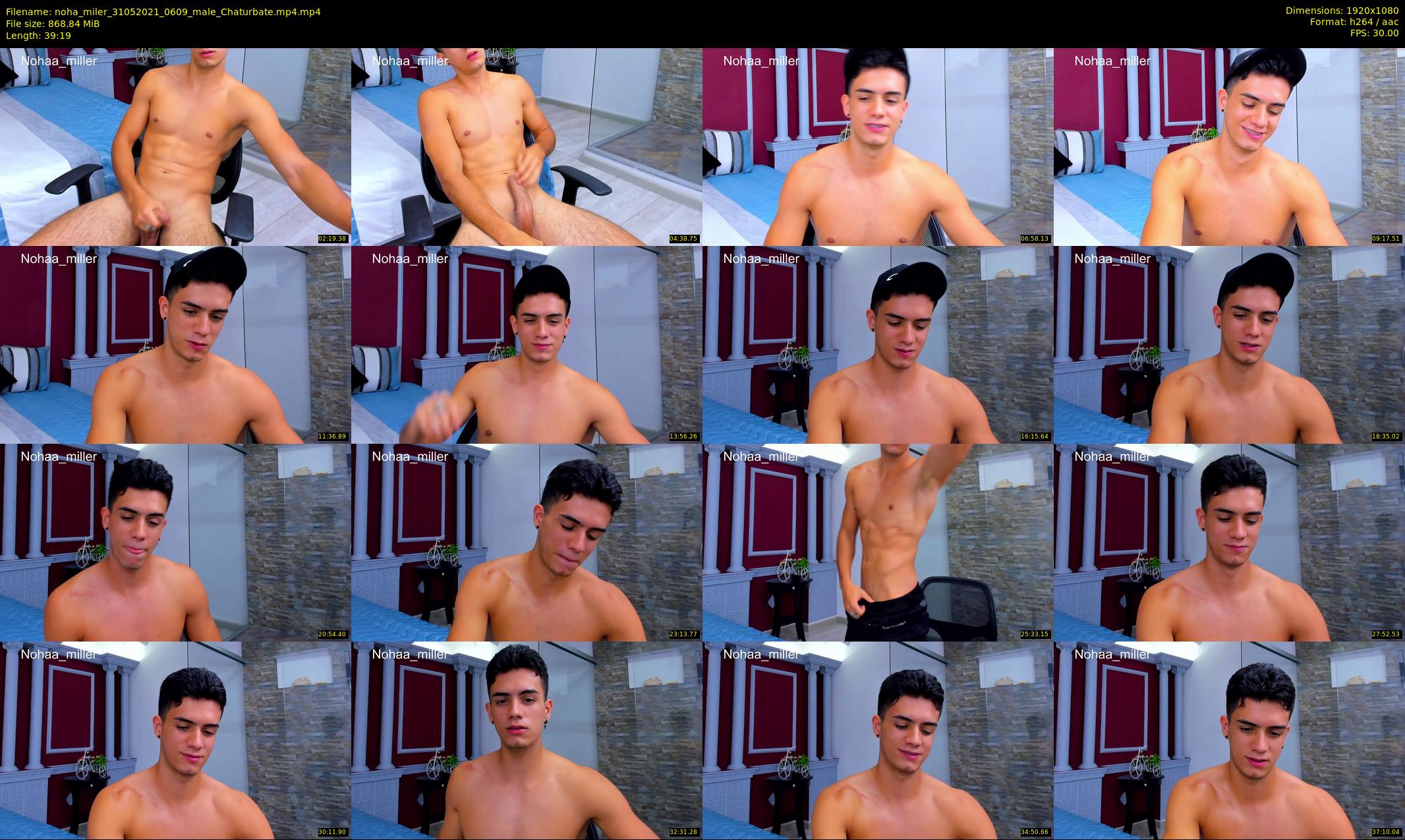 noha_miler — 40 minute Chaturbate male cam show recording, 1080p, May 31, 2021