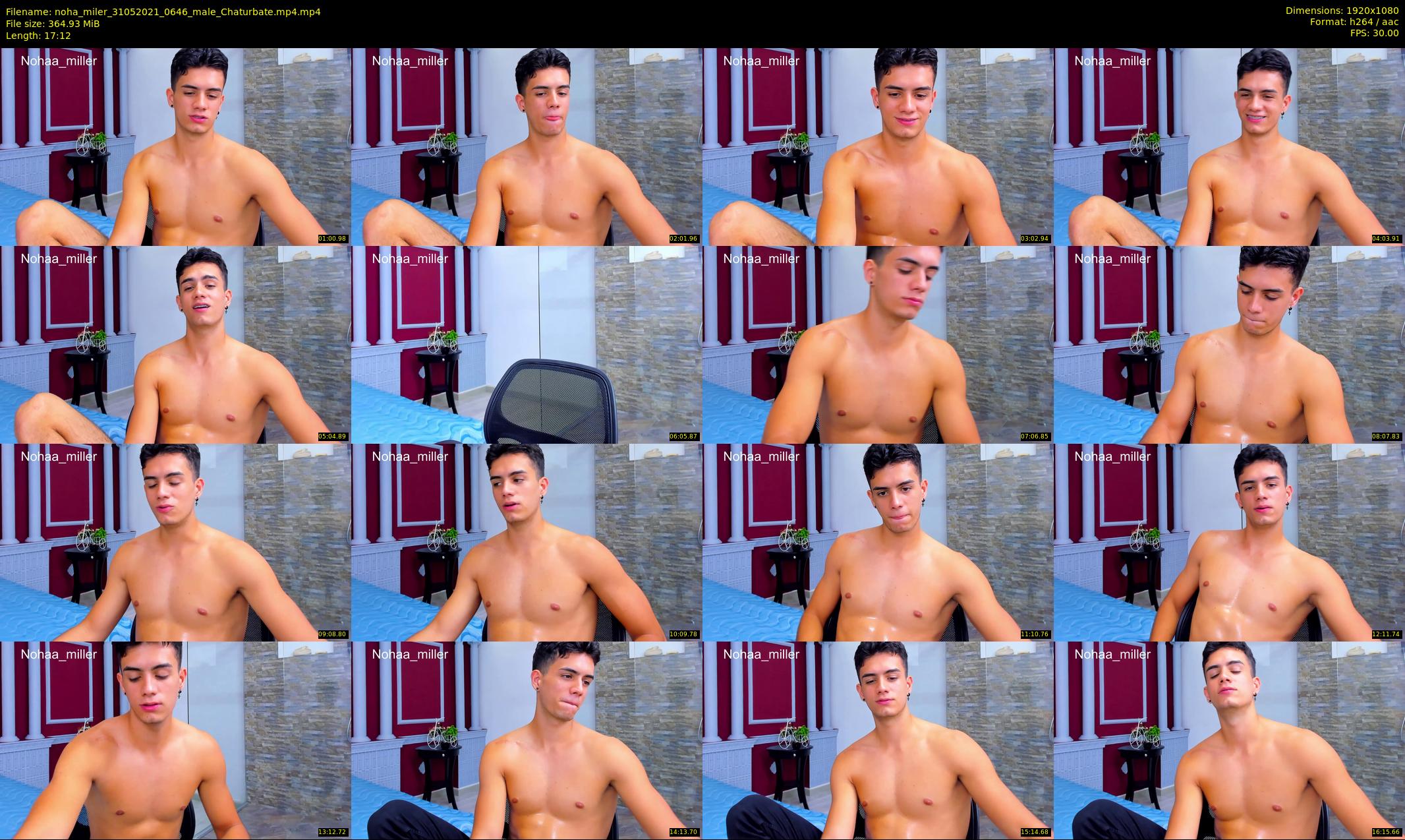 noha_miler — 18 minute Chaturbate male cam show recording, 1080p, May 31, 2021