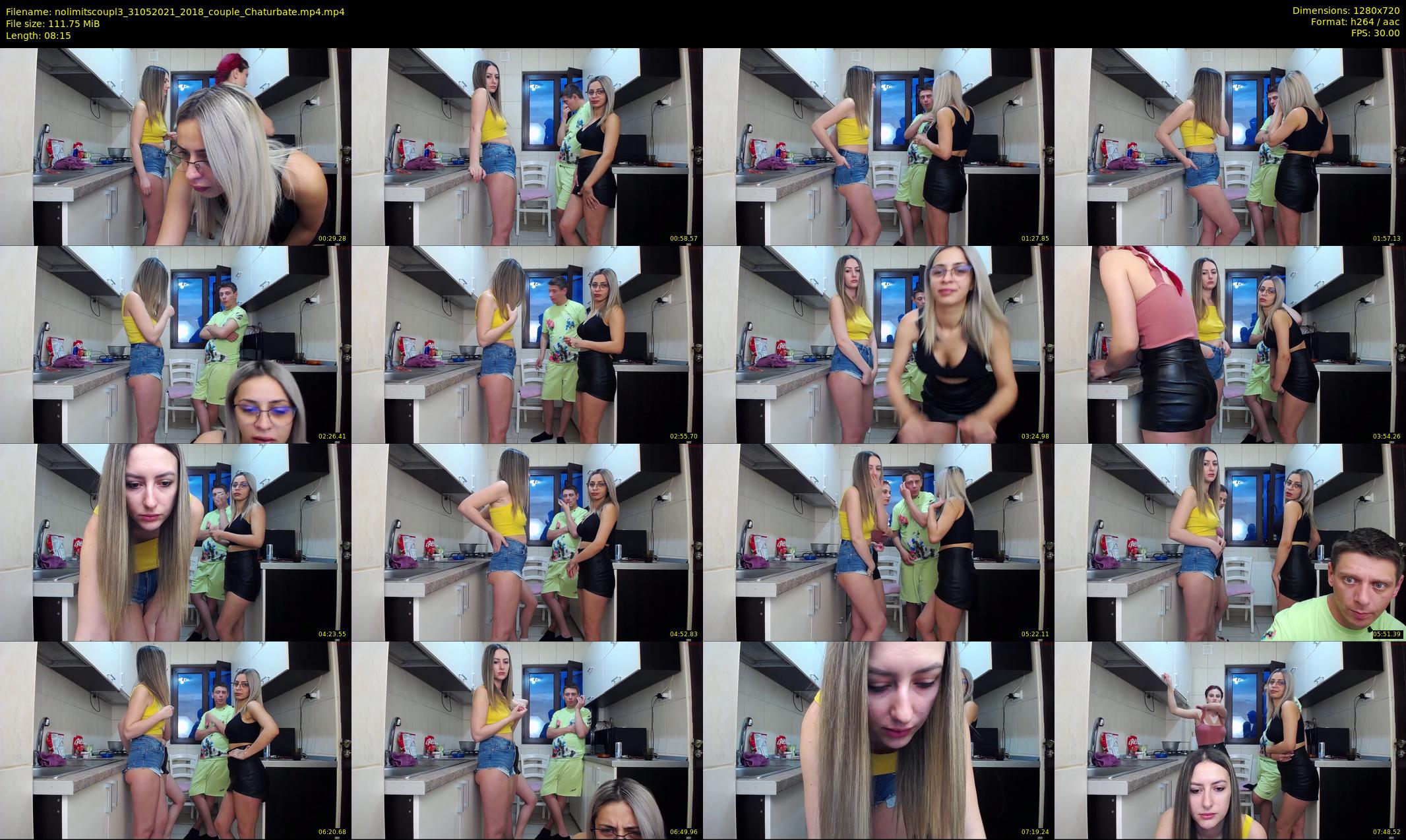 nolimitscoupl3 — 9 minute Chaturbate couple cam show recording, 720p, May 31, 2021