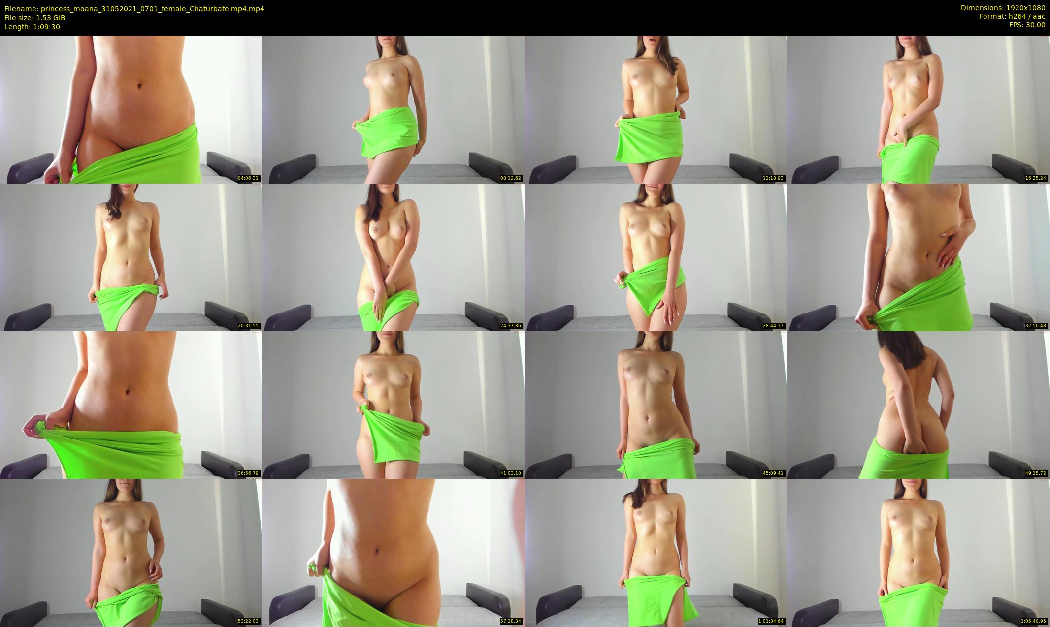 princess_moana — 70 minute Chaturbate female cam show recording, 1080p, May 31, 2021
