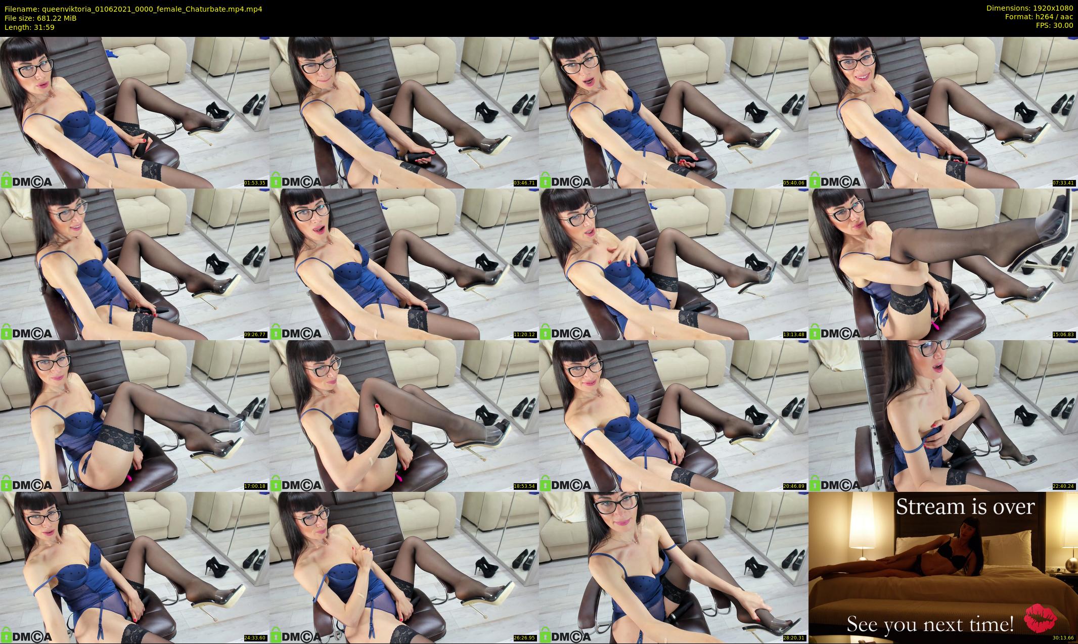 queenviktoria — 32 minute Chaturbate female cam show recording, 1080p, Jun 1, 2021