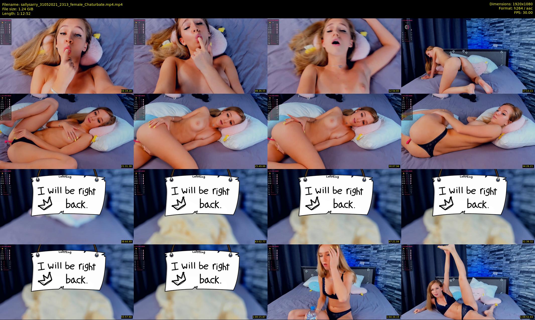 sallysarry — 73 minute Chaturbate couple cam show recording, 1080p, May 31, 2021