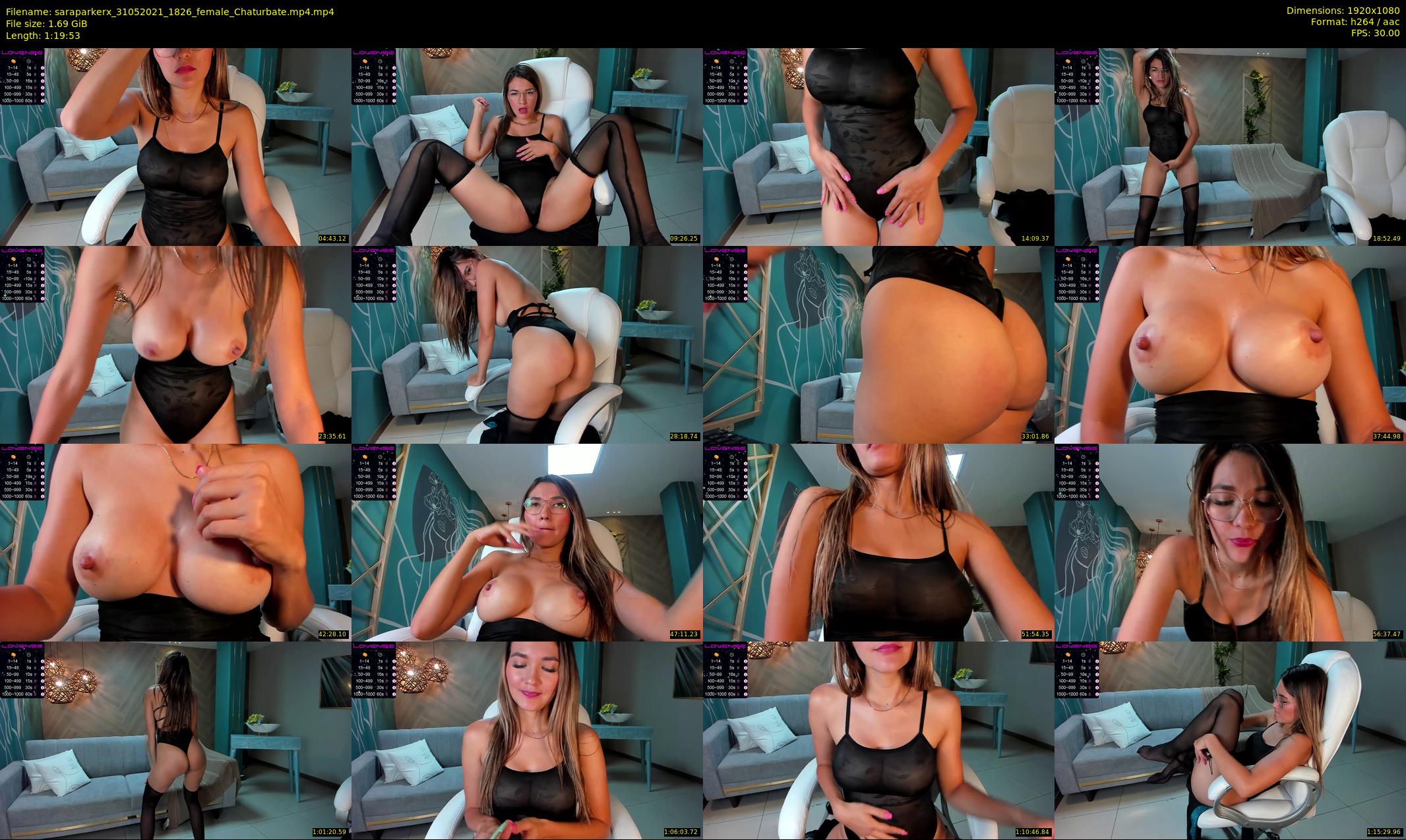 saraparkerx — 80 minute Chaturbate female cam show recording, 1080p, May 31, 2021