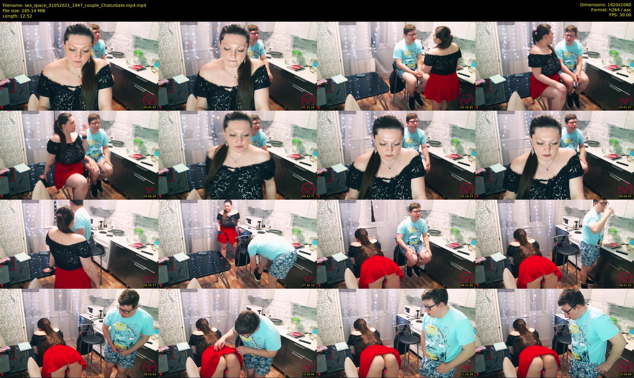 sex_space — 13 minute Chaturbate couple cam show recording, 1080p, May 31, 2021