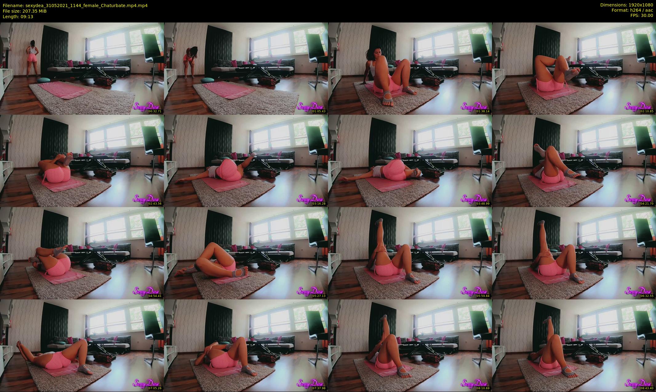 sexydea — 10 minute Chaturbate female cam show recording, 1080p, May 31, 2021