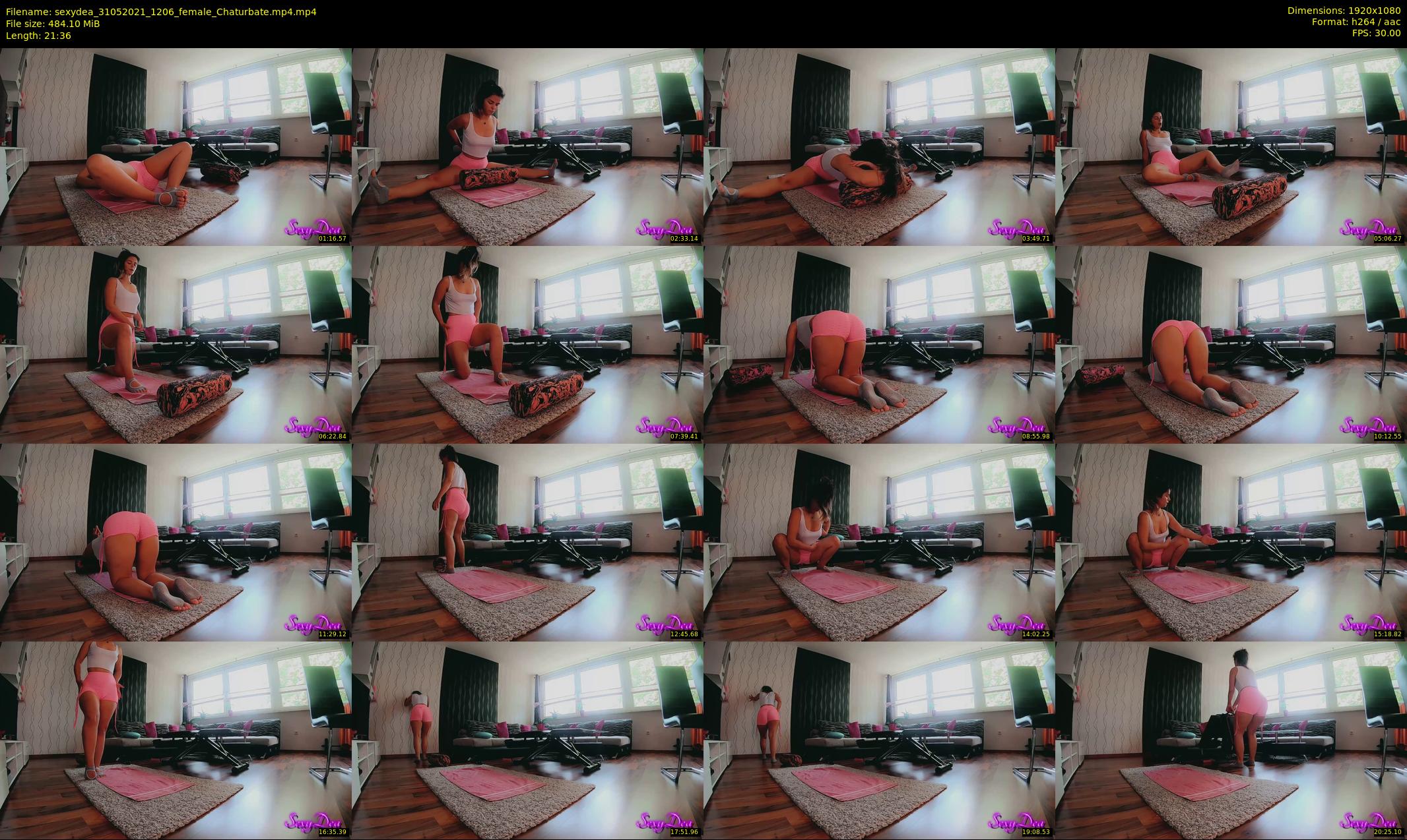 sexydea — 22 minute Chaturbate female cam show recording, 1080p, May 31, 2021