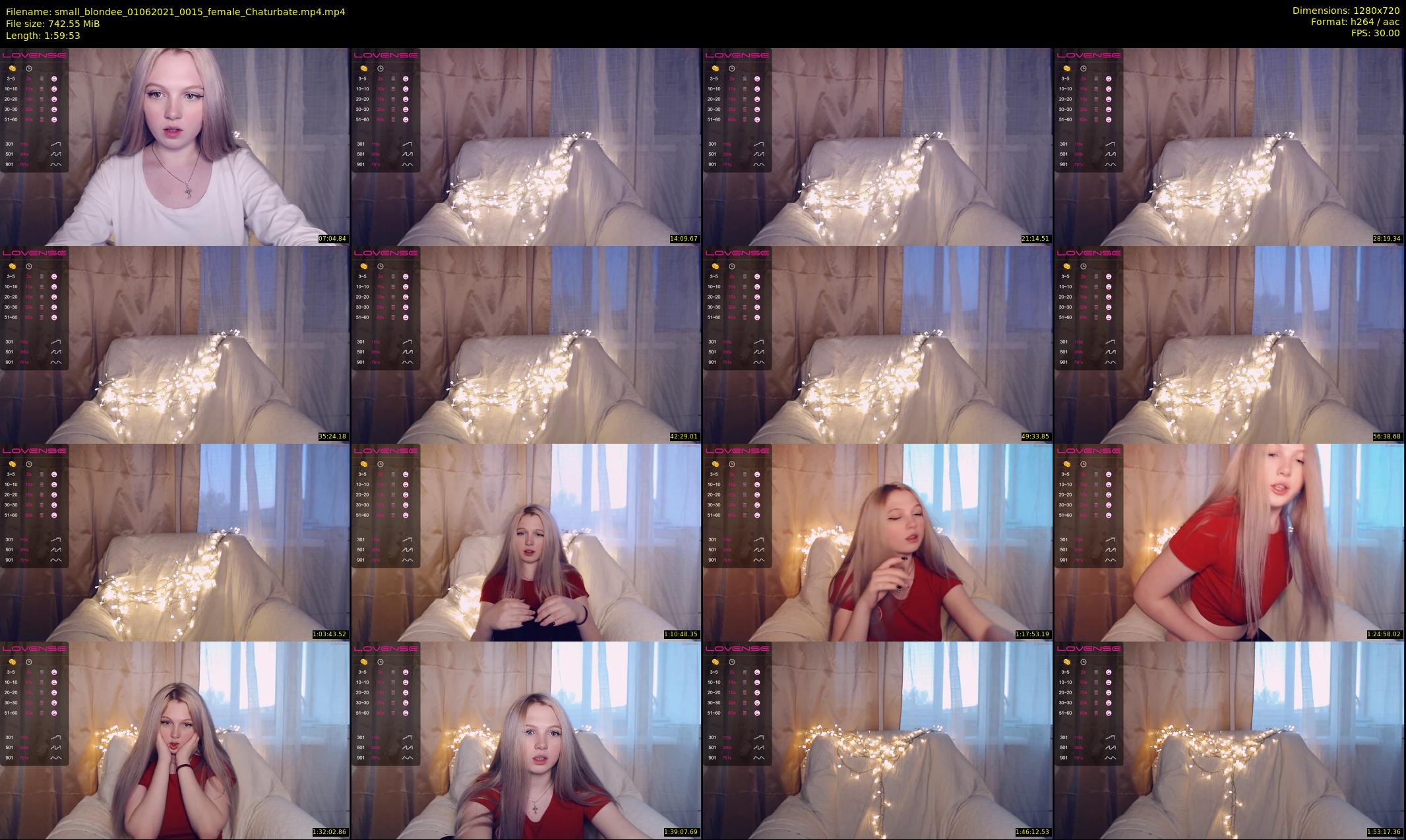 small_blondee — 120 minute Chaturbate female cam show recording, 720p, Jun 1, 2021