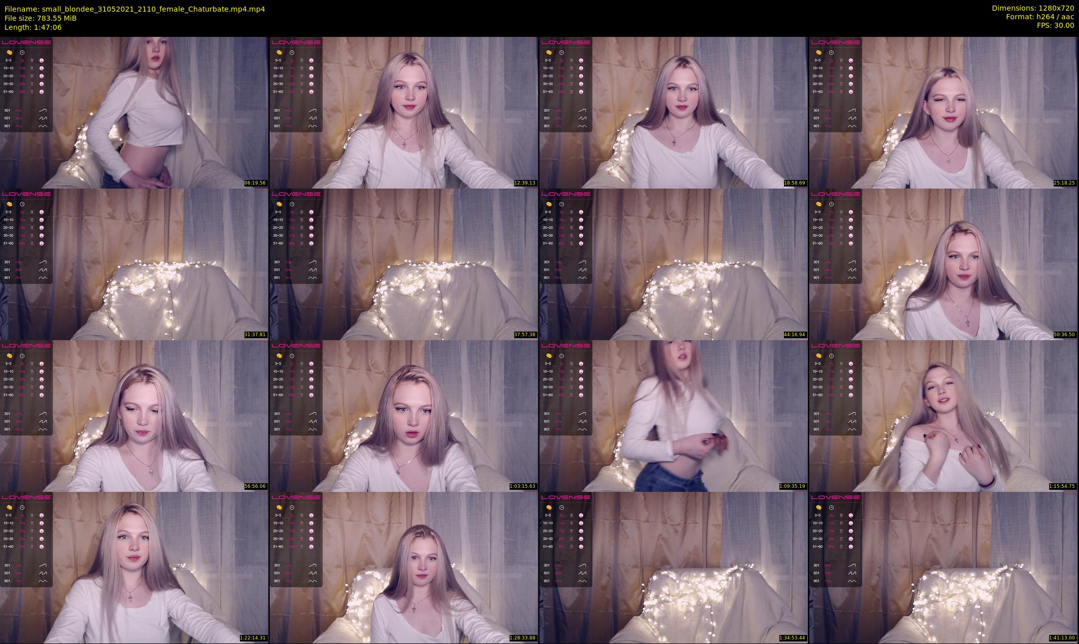 small_blondee — 108 minute Chaturbate female cam show recording, 720p, May 31, 2021