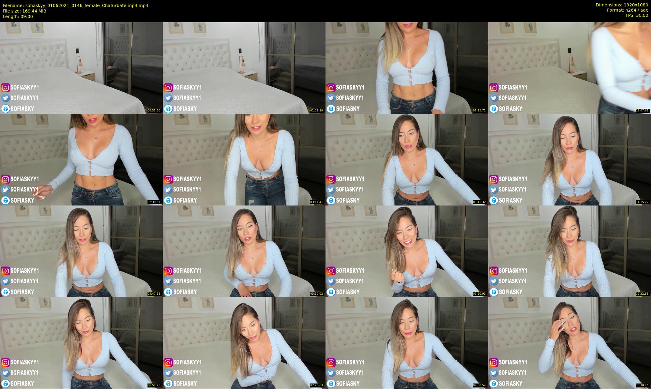 sofiaskyy — 9 minute Chaturbate female cam show recording, 1080p, Jun 1, 2021