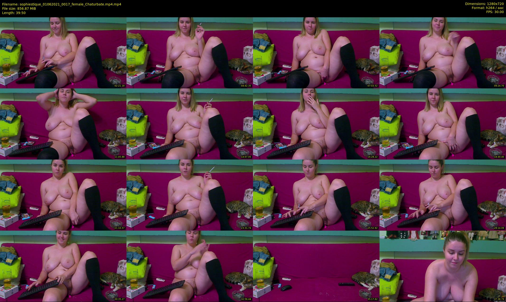 sophiestique — 40 minute Chaturbate female cam show recording, 720p, Jun 1, 2021