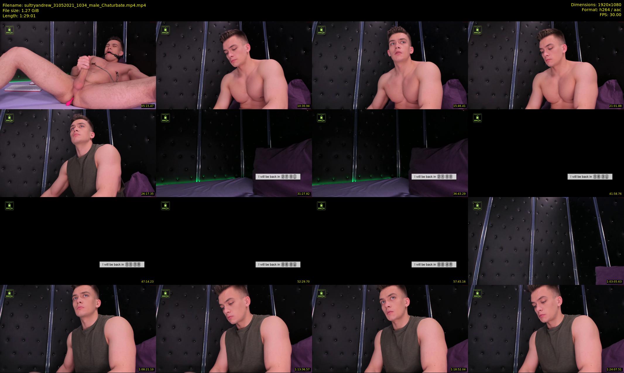 sultryandrew — 90 minute Chaturbate male cam show recording, 1080p, May 31, 2021