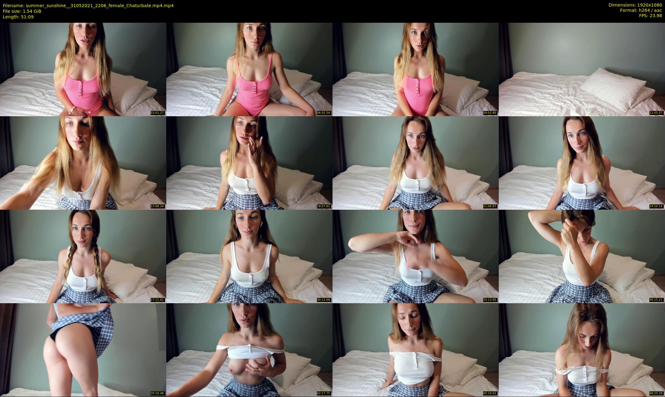 summer_sunshine_ — 52 minute Chaturbate female cam show recording, 1080p, May 31, 2021