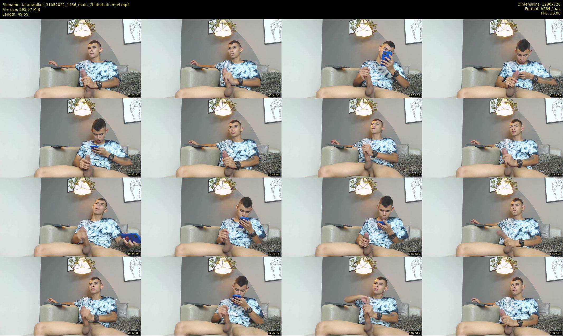 tatanwalker — 50 minute Chaturbate male cam show recording, 720p, May 31, 2021