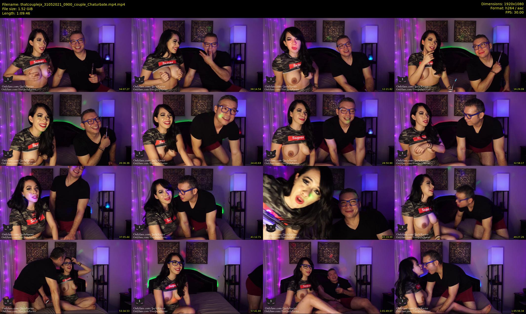 thatcouplejx — 70 minute Chaturbate couple cam show recording, 1080p, May 31, 2021