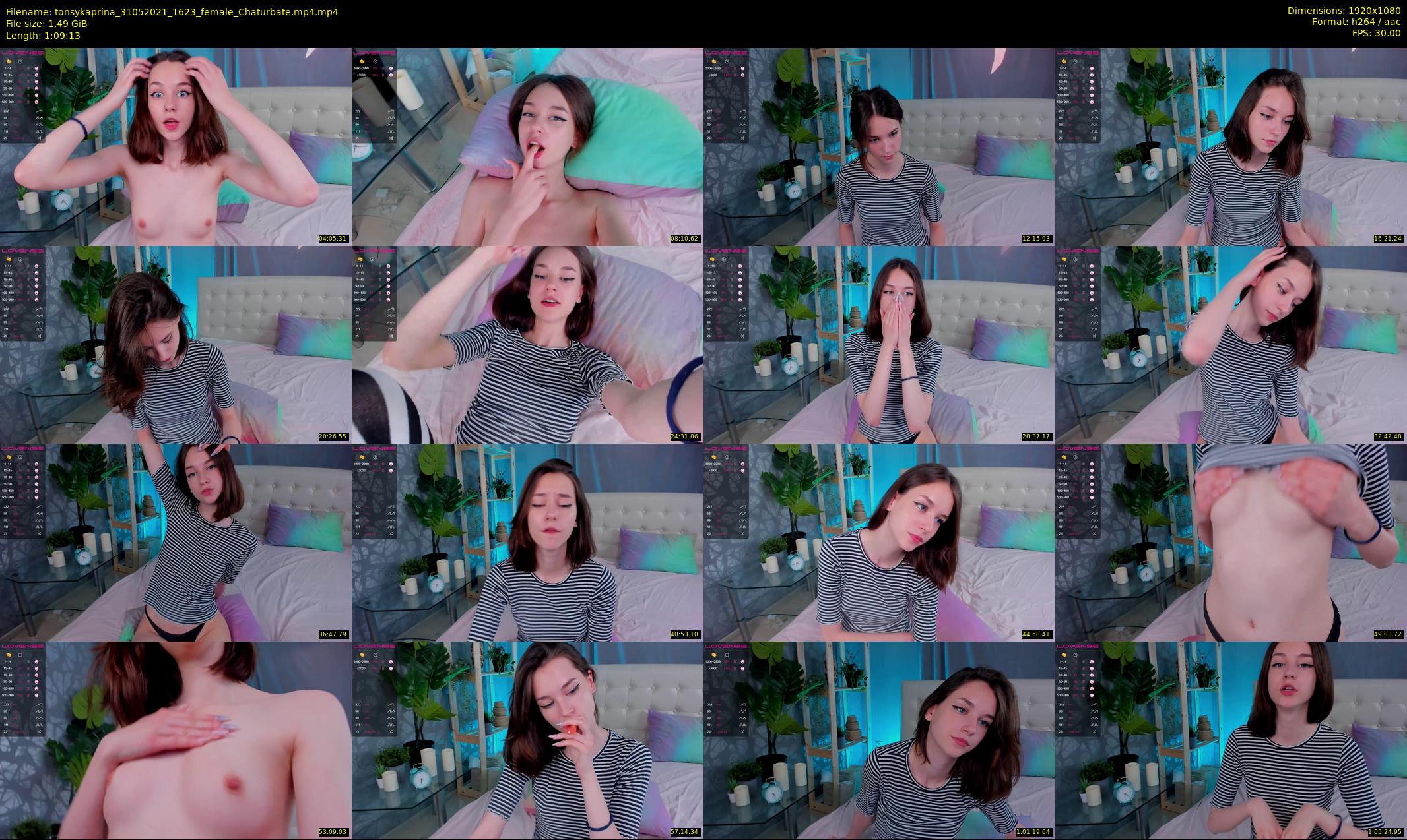tonsykaprina — 70 minute Chaturbate couple cam show recording, 1080p, May 31, 2021