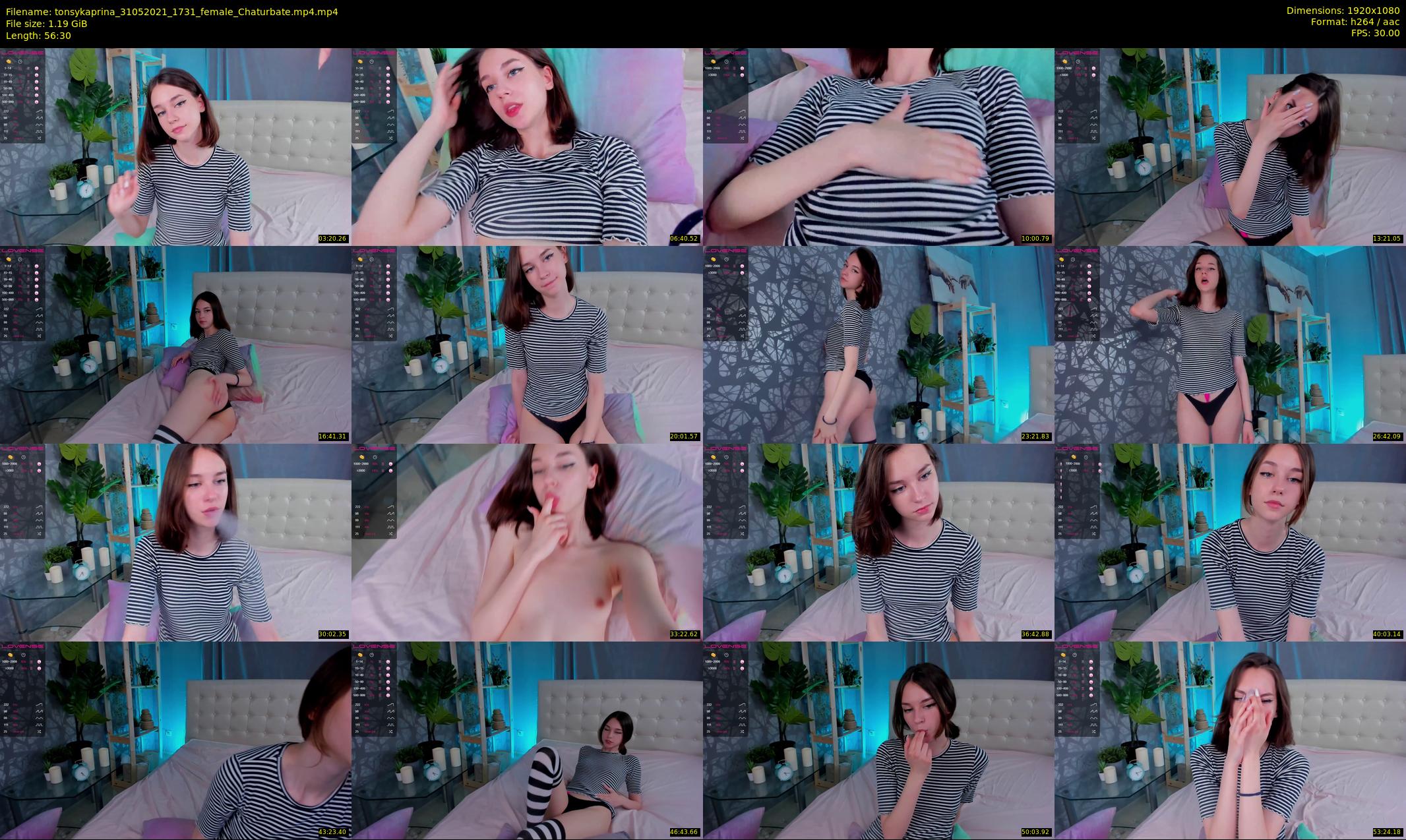 tonsykaprina — 57 minute Chaturbate couple cam show recording, 1080p, May 31, 2021