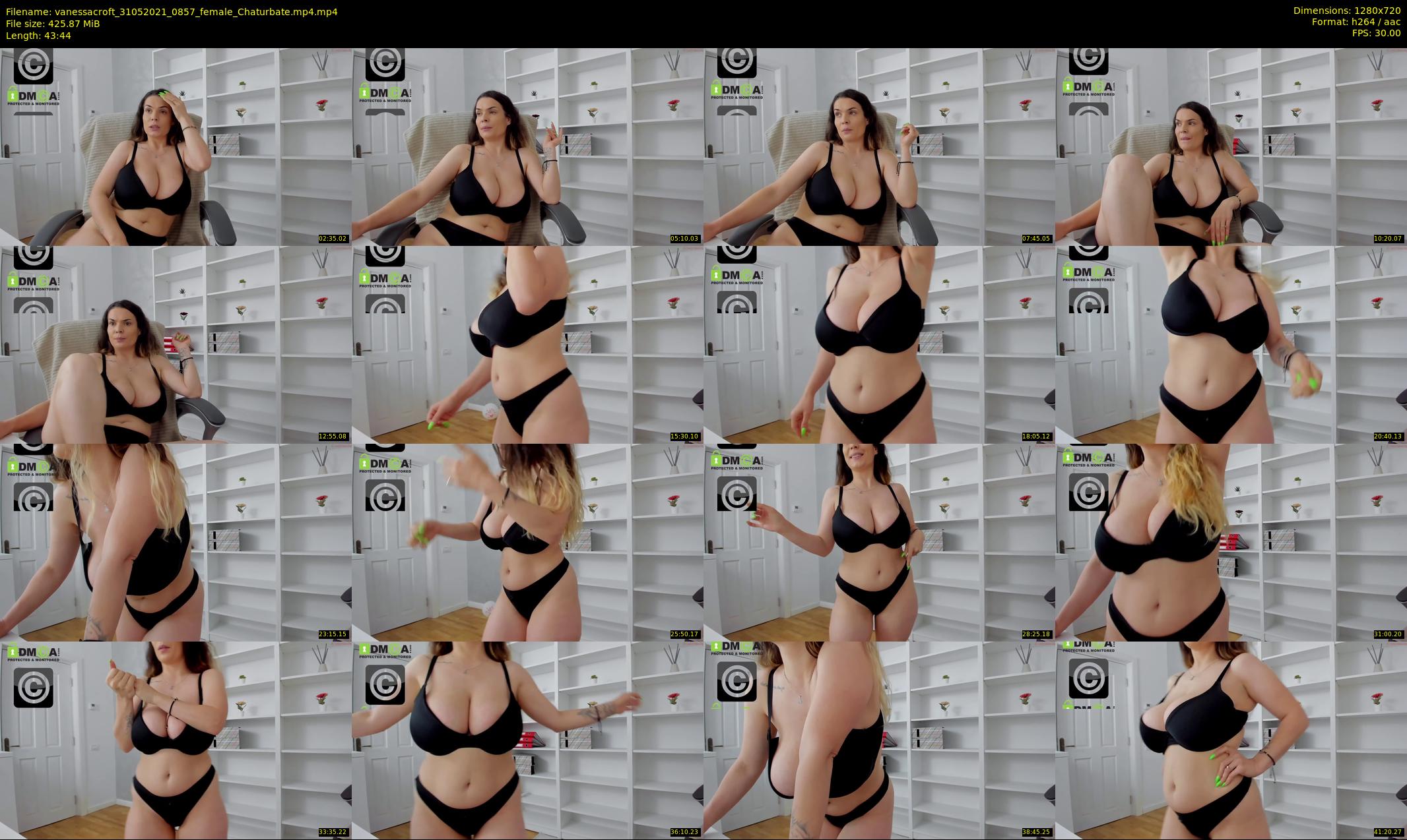 vanessacroft — 44 minute Chaturbate female cam show recording, 720p, May 31, 2021