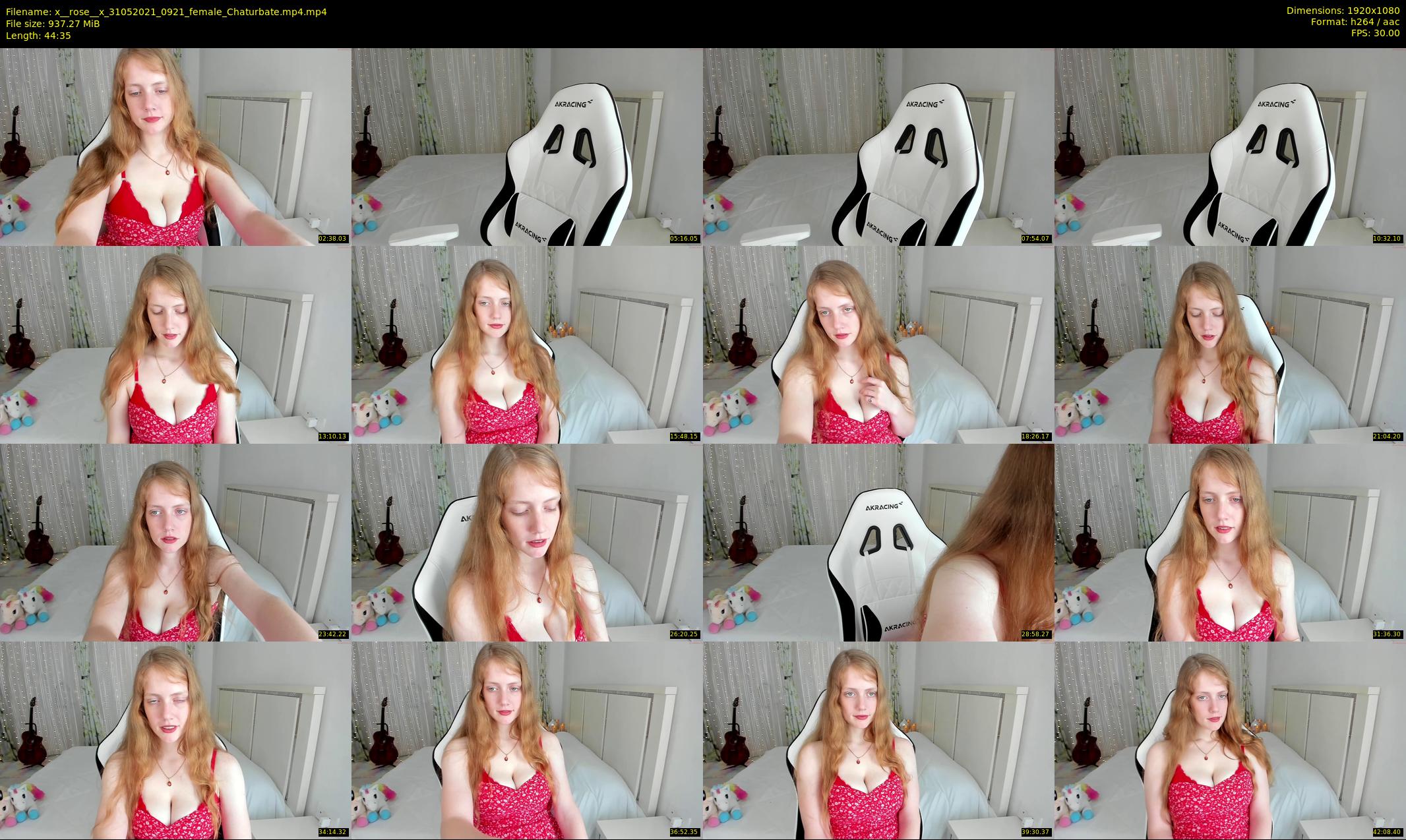 x__rose__x — 45 minute Chaturbate female cam show recording, 1080p, May 31, 2021
