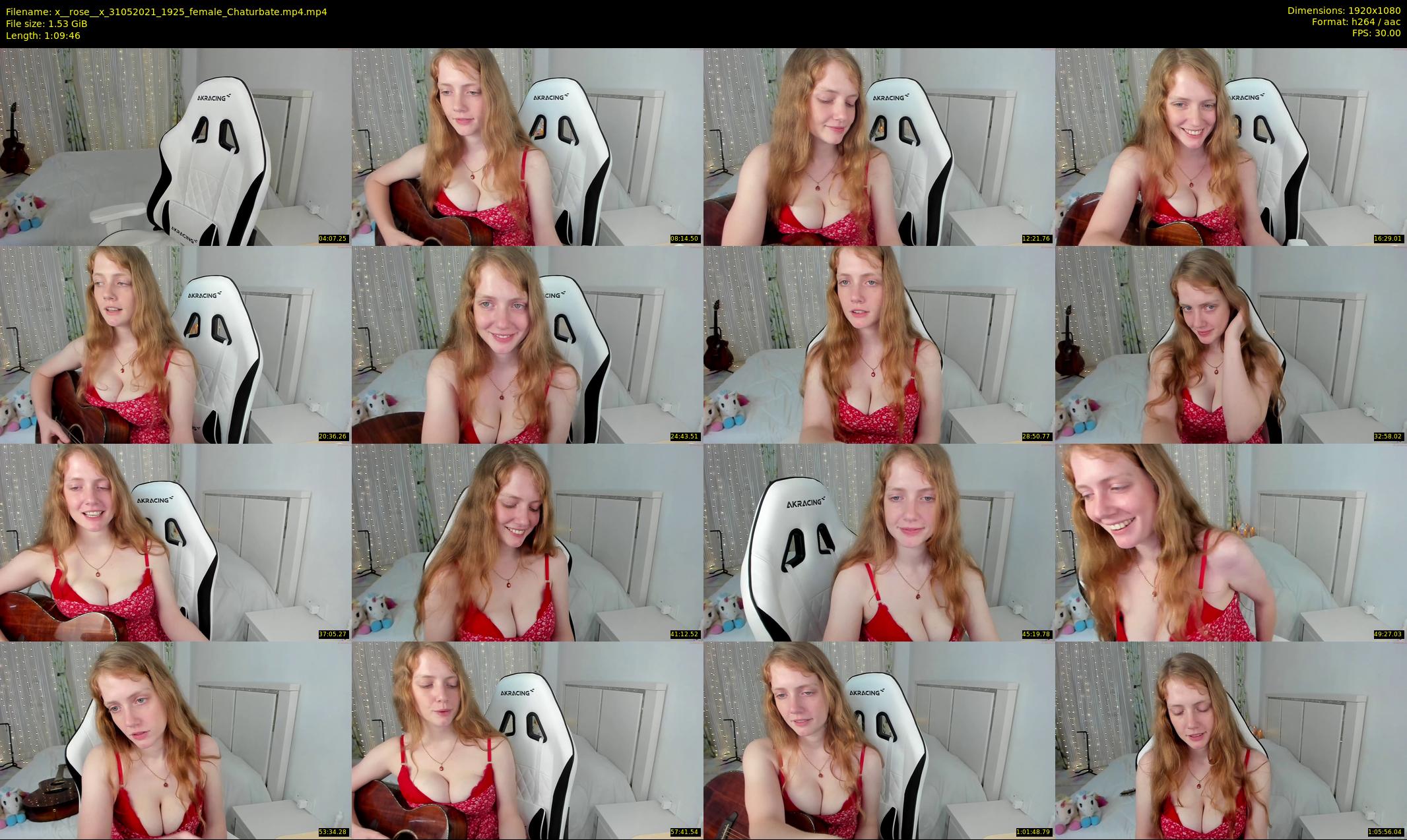x__rose__x — 70 minute Chaturbate female cam show recording, 1080p, May 31, 2021