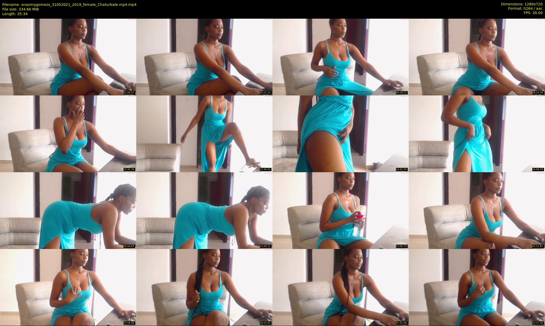 xnaomygomezx — 36 minute Chaturbate female cam show recording, 720p, May 31, 2021