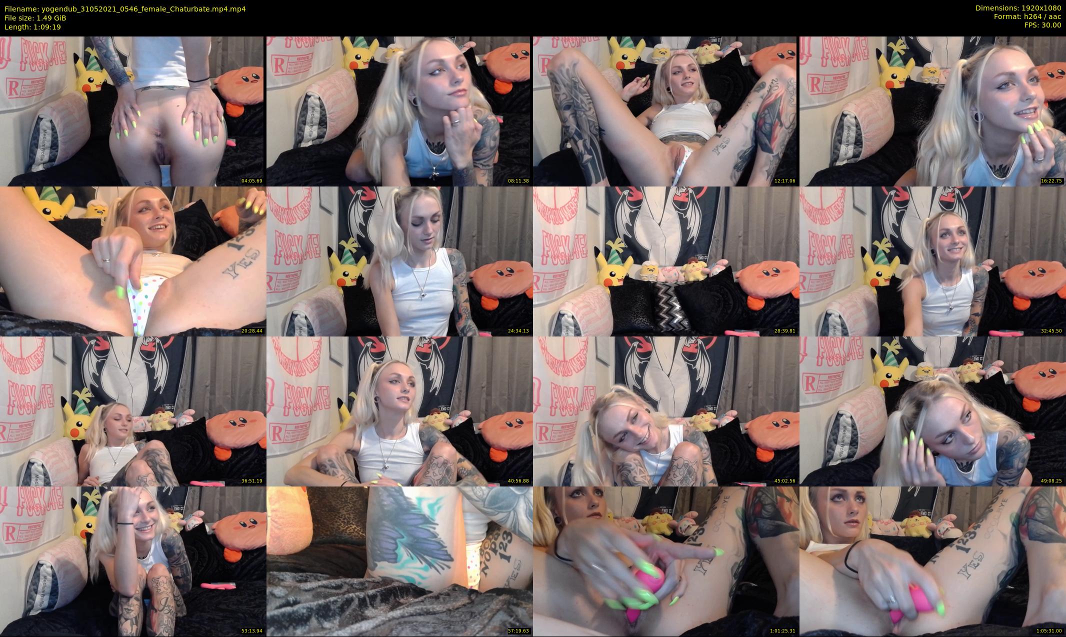 yogendub — 70 minute Chaturbate female cam show recording, 1080p, May 31, 2021