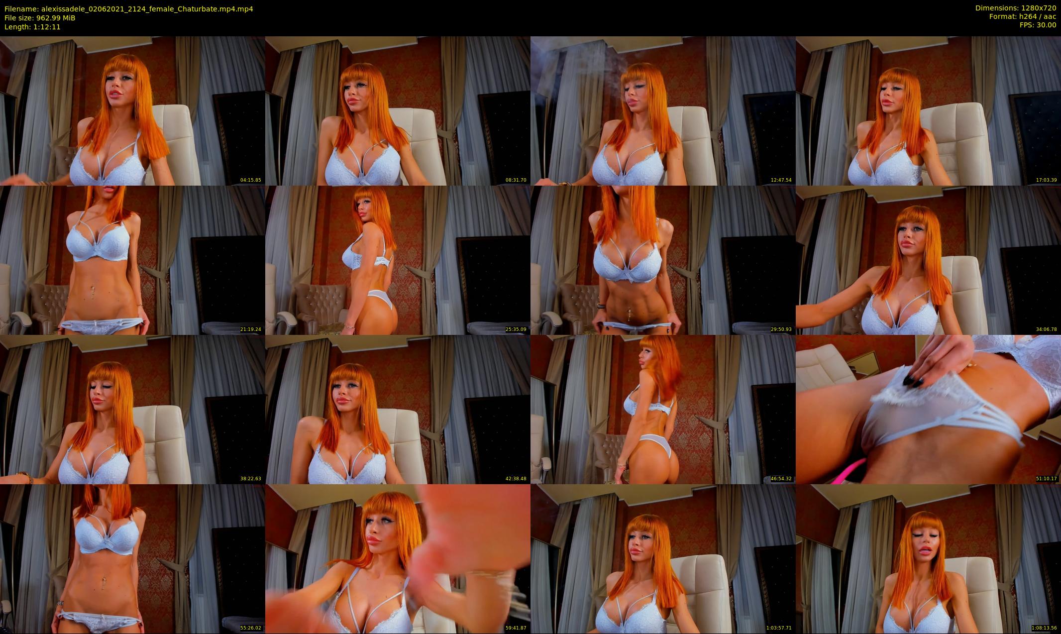 alexissadele — 73 minute Chaturbate female cam show recording, 720p, Jun 2, 2021