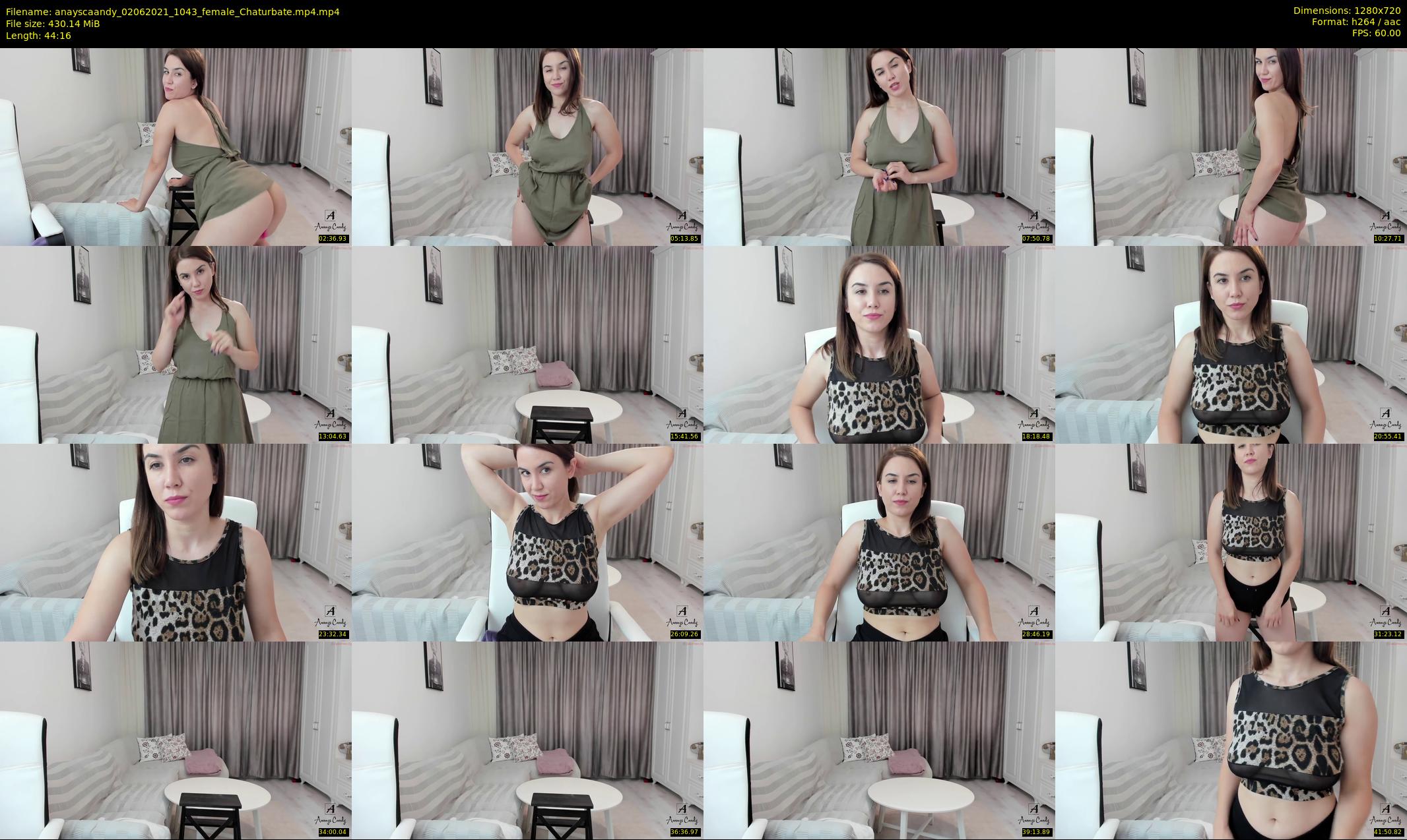 anayscaandy — 45 minute Chaturbate female cam show recording, 720p, Jun 2, 2021