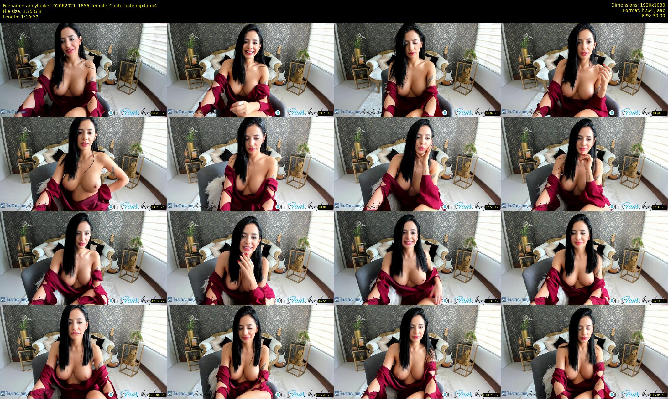annybeiker — 80 minute Chaturbate female cam show recording, 1080p, Jun 2, 2021