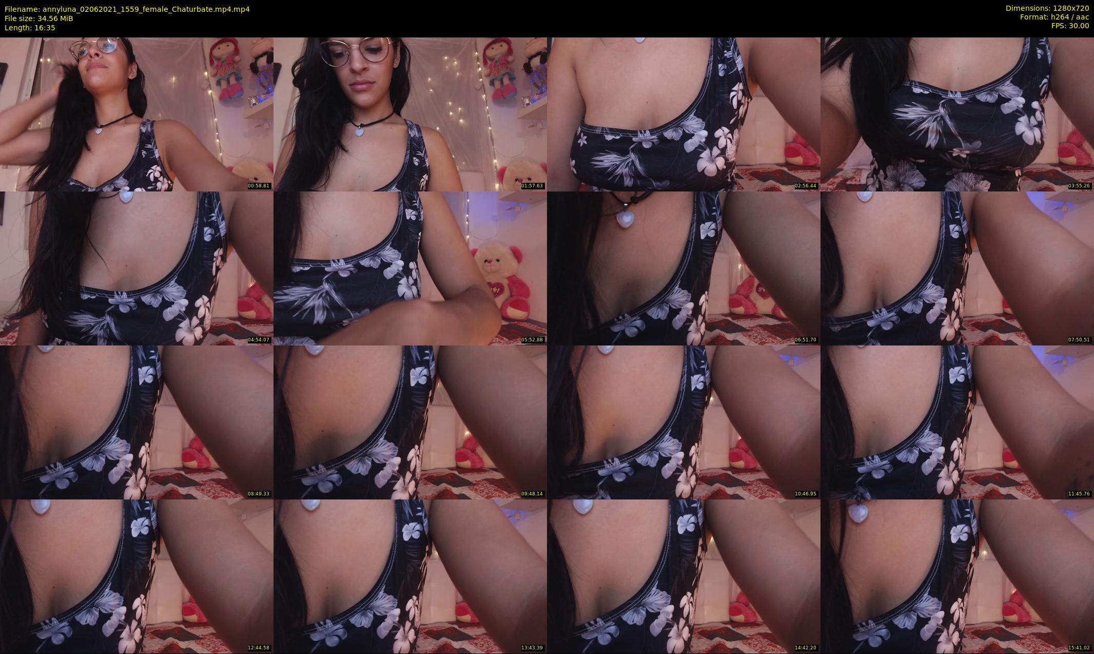 annyluna — 17 minute Chaturbate female cam show recording, 720p, Jun 2, 2021