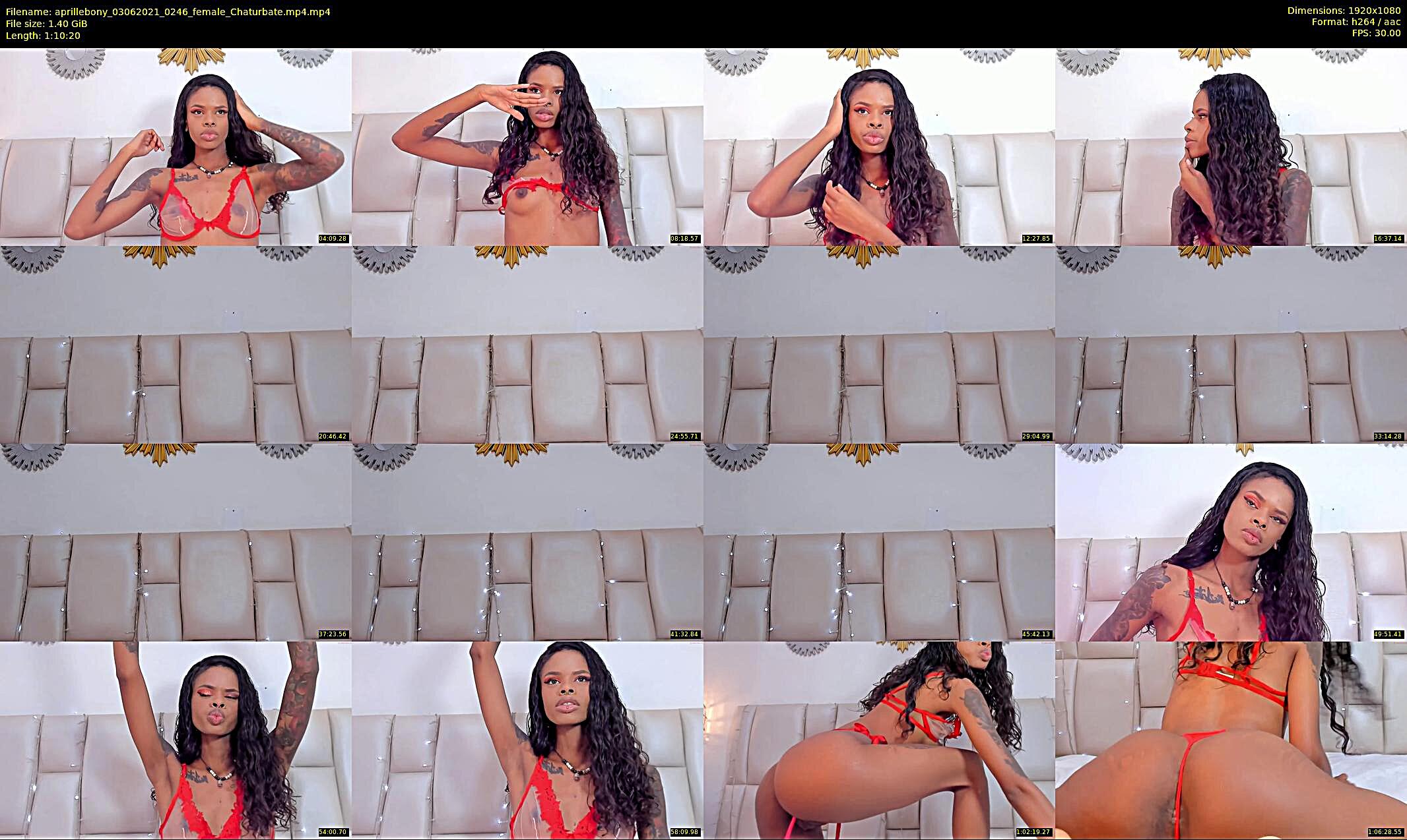 aprillebony — 71 minute Chaturbate female cam show recording, 1080p, Jun 3, 2021