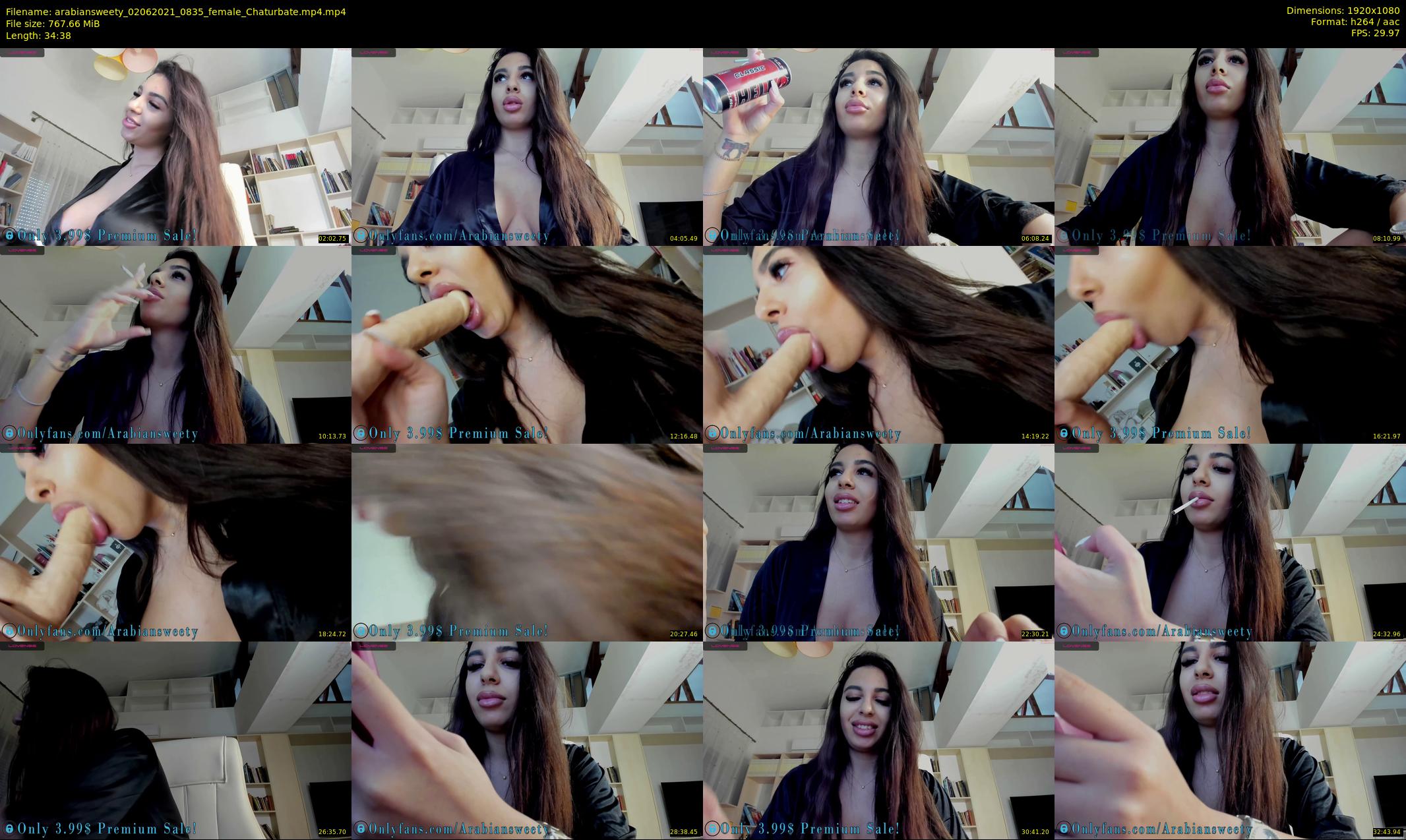 arabiansweety — 35 minute Chaturbate female cam show recording, 1080p, Jun 2, 2021