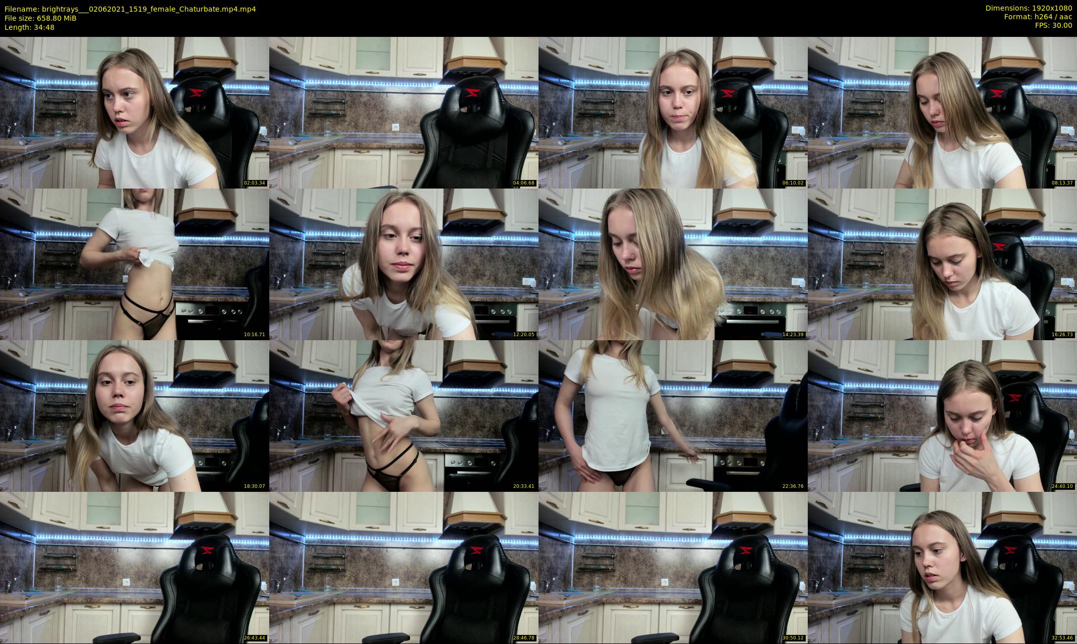 brightrays__ — 35 minute Chaturbate female cam show recording, 1080p, Jun 2, 2021